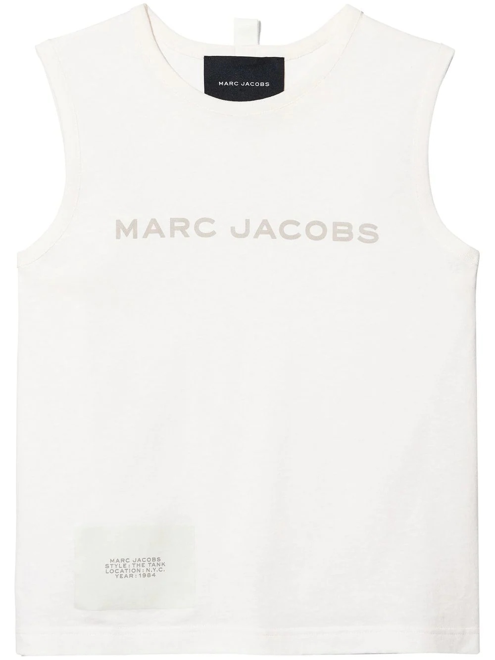 logo-print tank top - 1