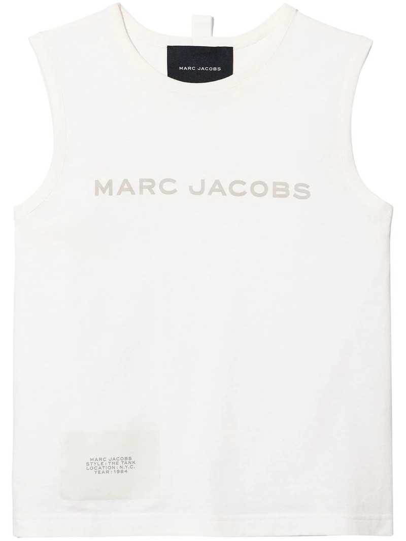 logo-print tank top 1