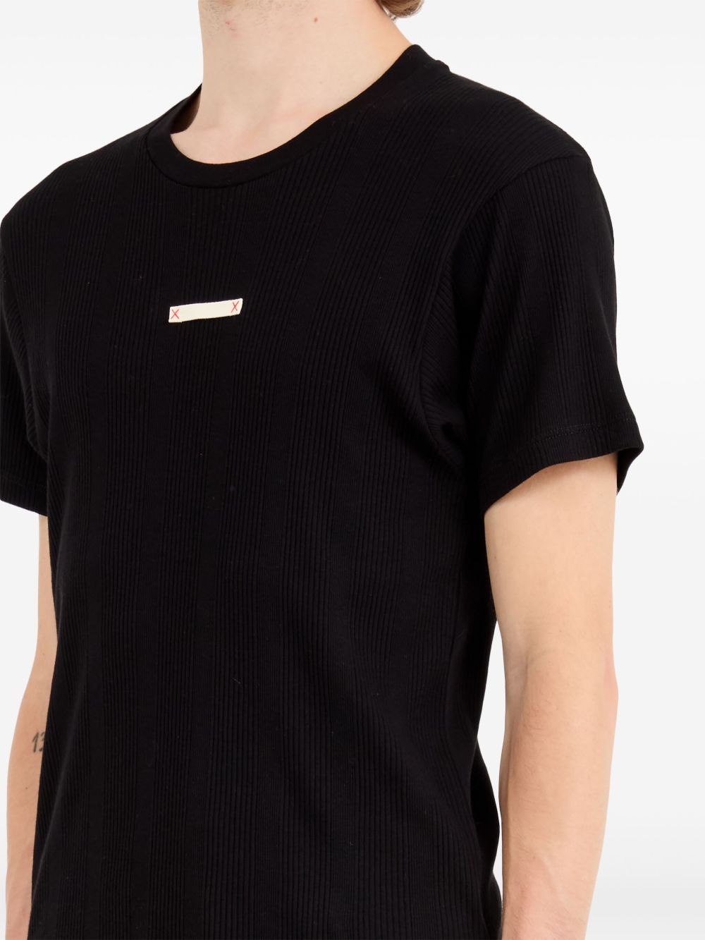 four-stitch logo T-shirt - 7
