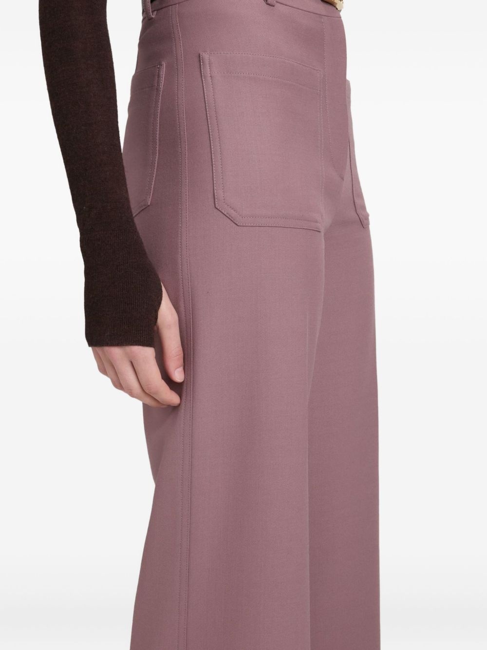 Alina pocket-detail trousers - 4