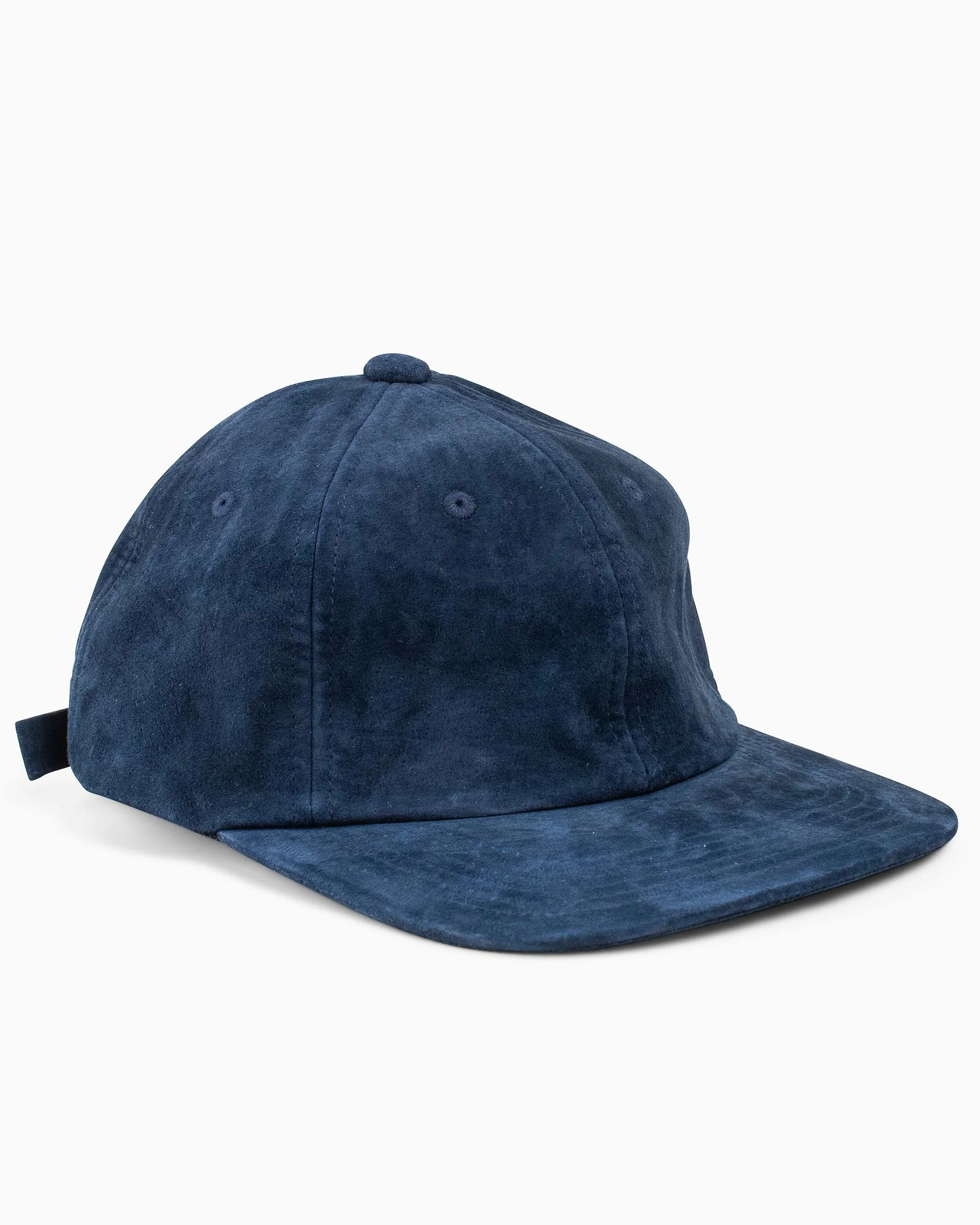 6Panel Suede Navy - 1