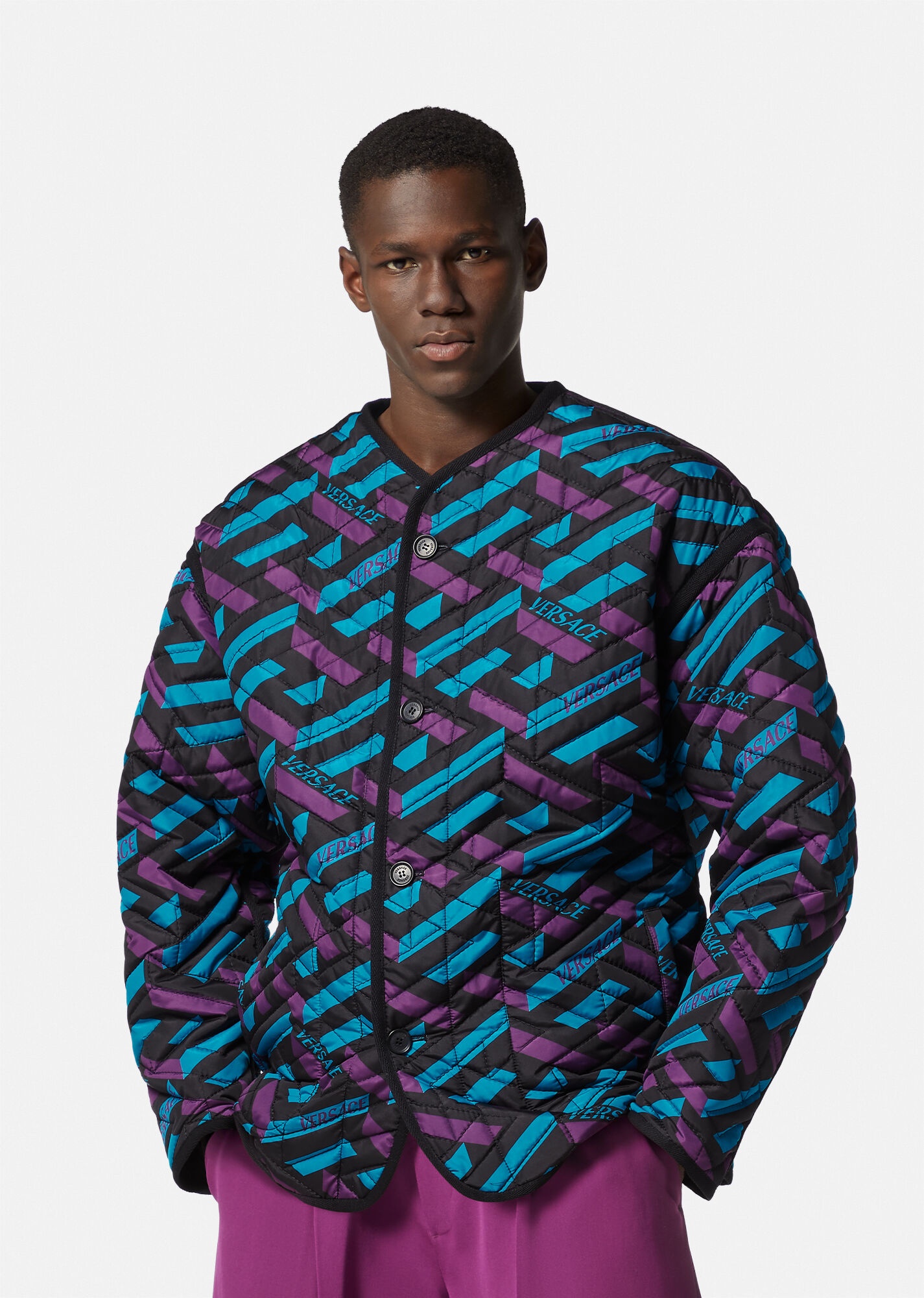 La Greca Quilted Jacket - 3
