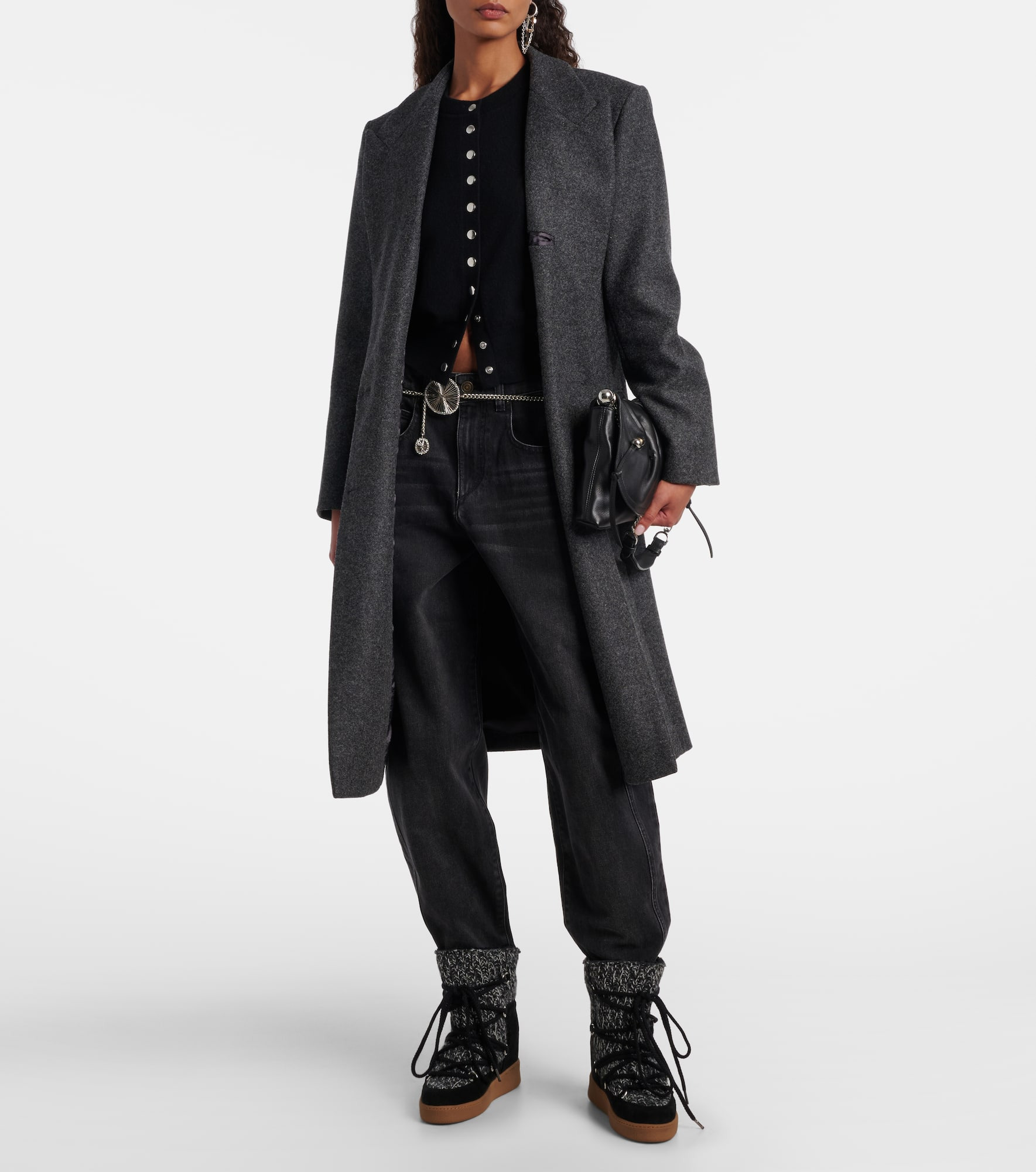 Suede-trimmed snow boots - 3