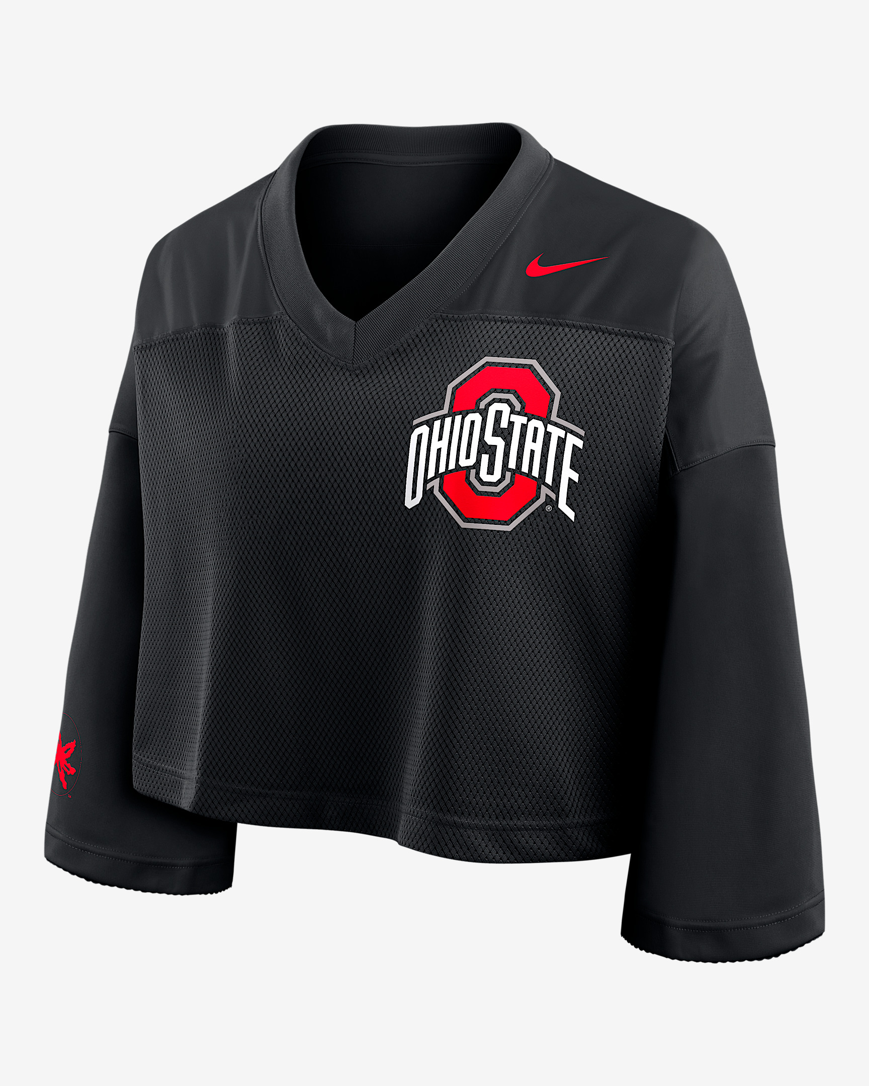 Ohio State Jersey Women's Nike Dri-FIT College Cropped Top - 1
