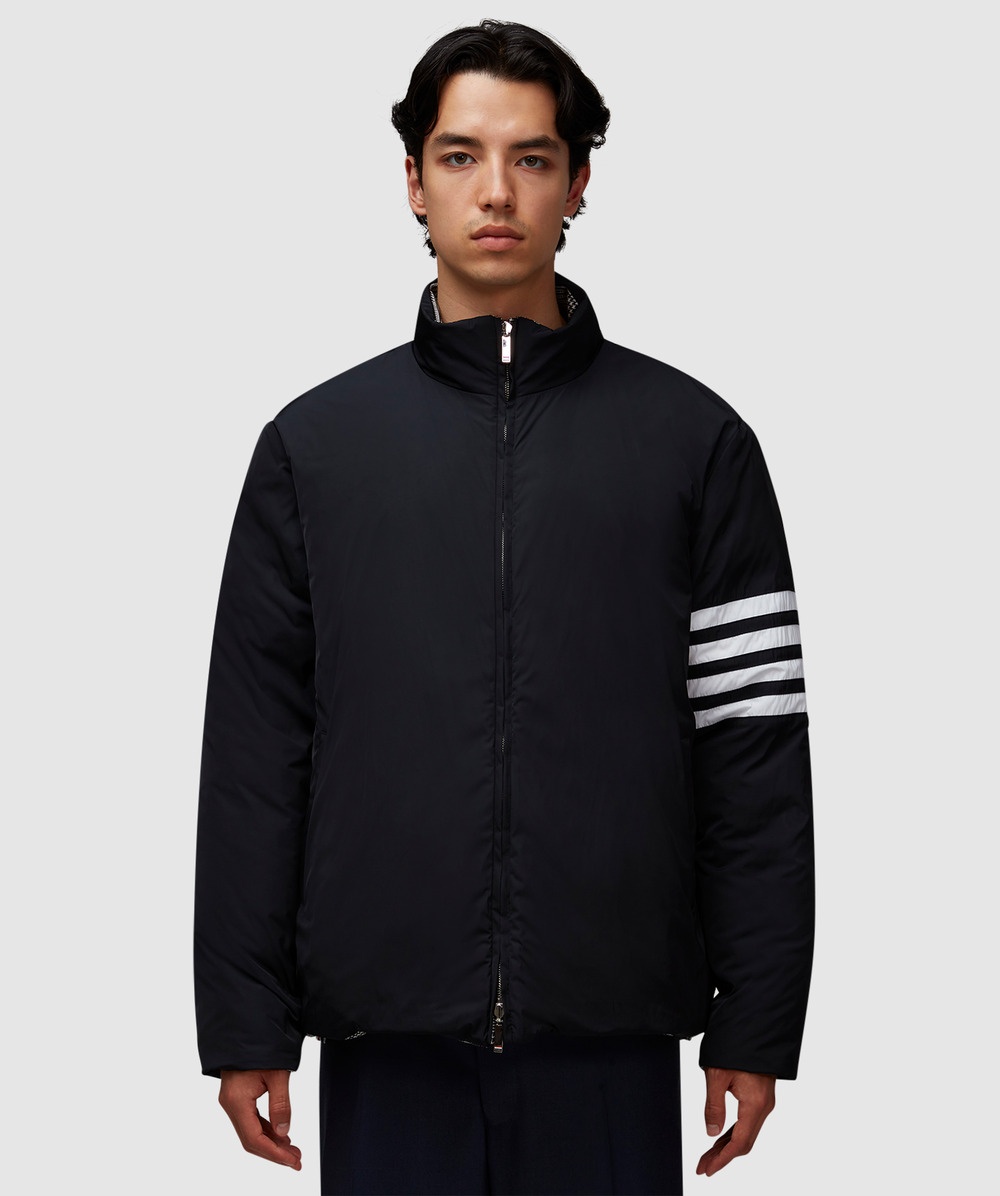 4 bar reversible funnel neck jacket - 4