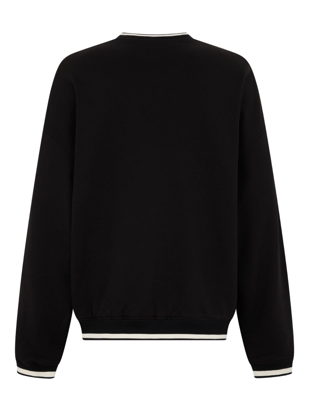 logo-detail ribbed-knit sweater - 2