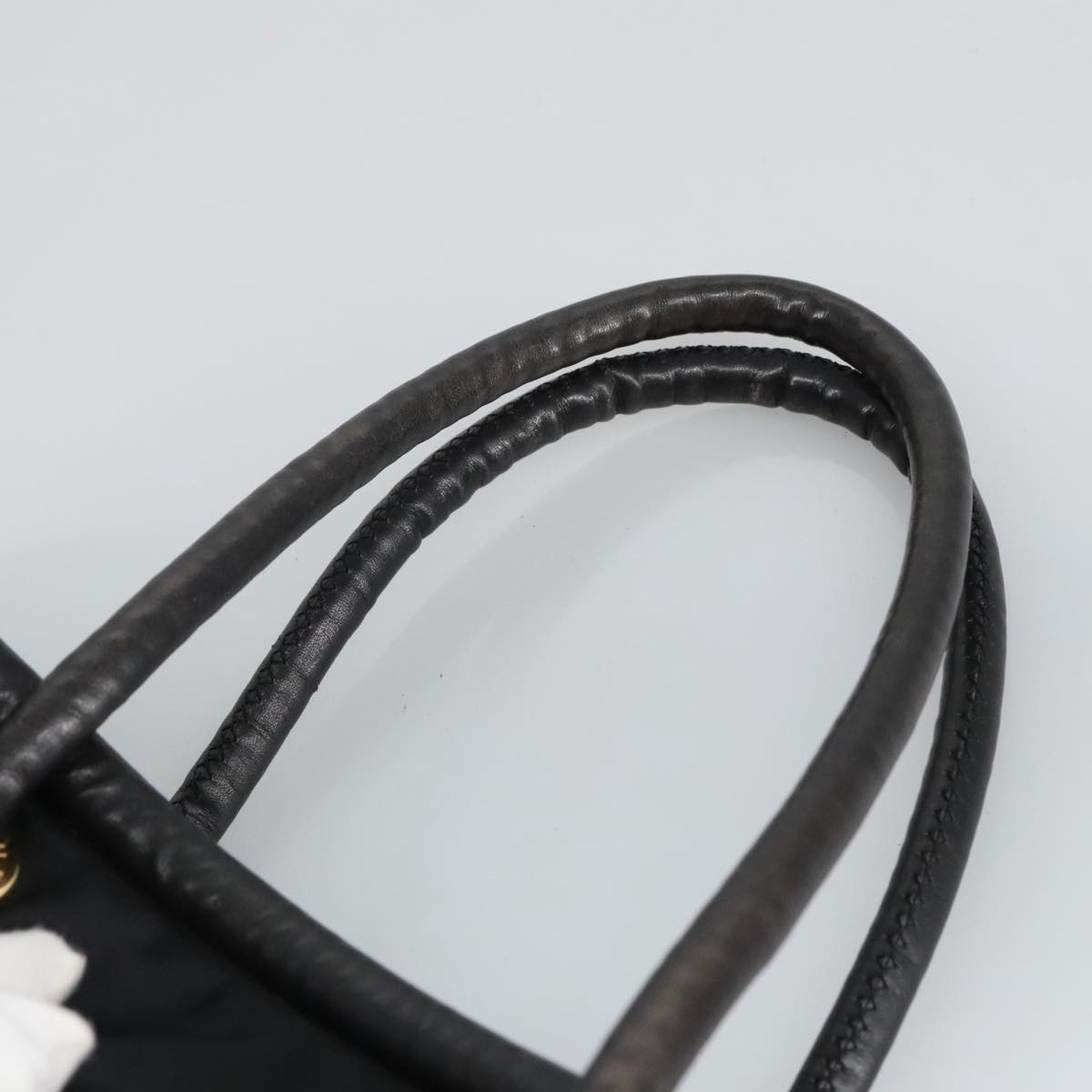 CELINE Tote Bag Nylon Black Gold - 7