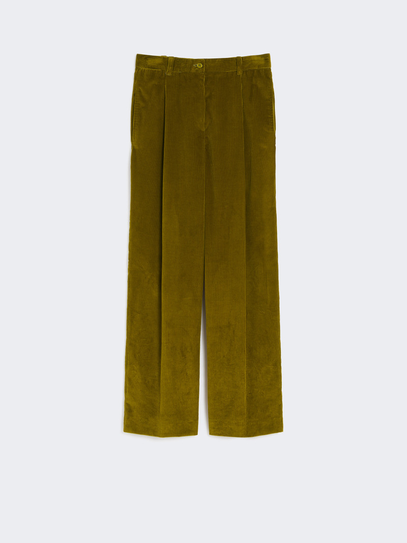 ORDINE Cotton velvet trousers 1