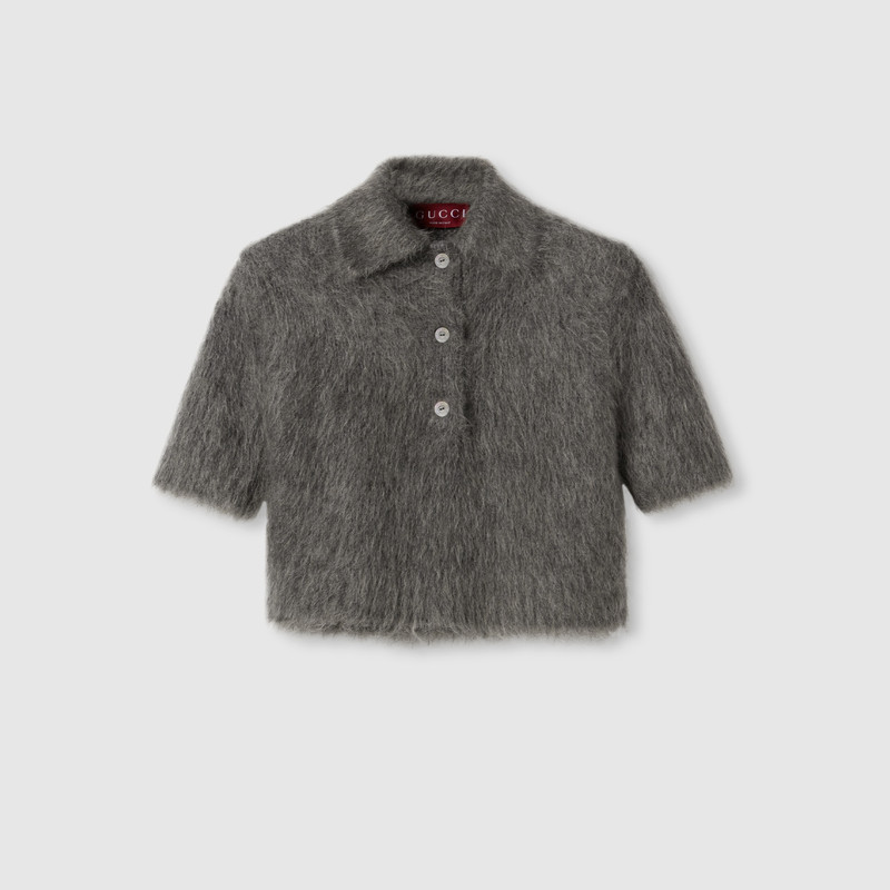 Brushed extra fine mohair top 1
