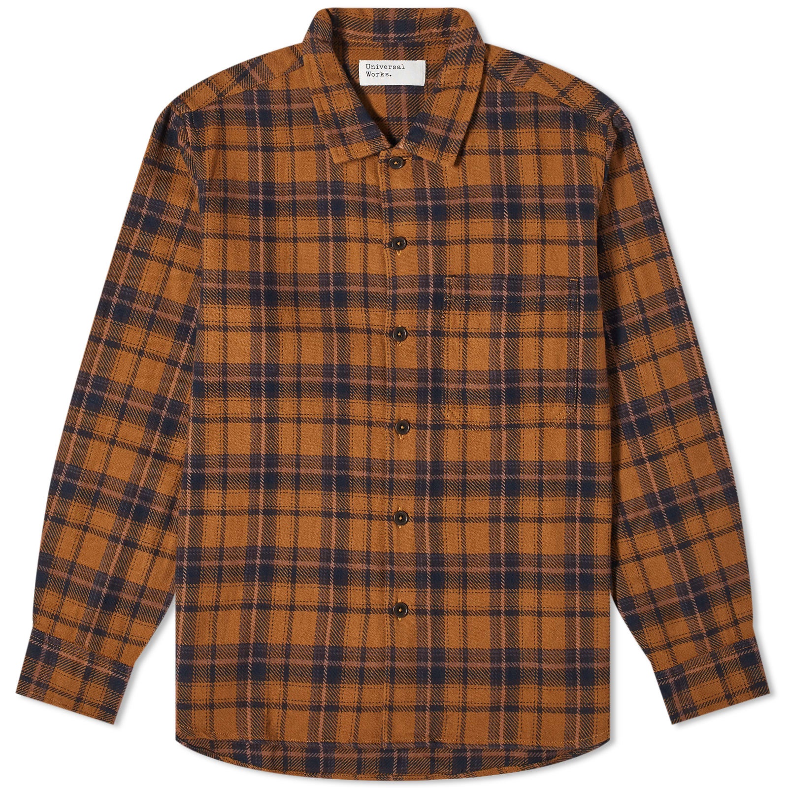 Universal Works Check OP Work Overshirt - 1