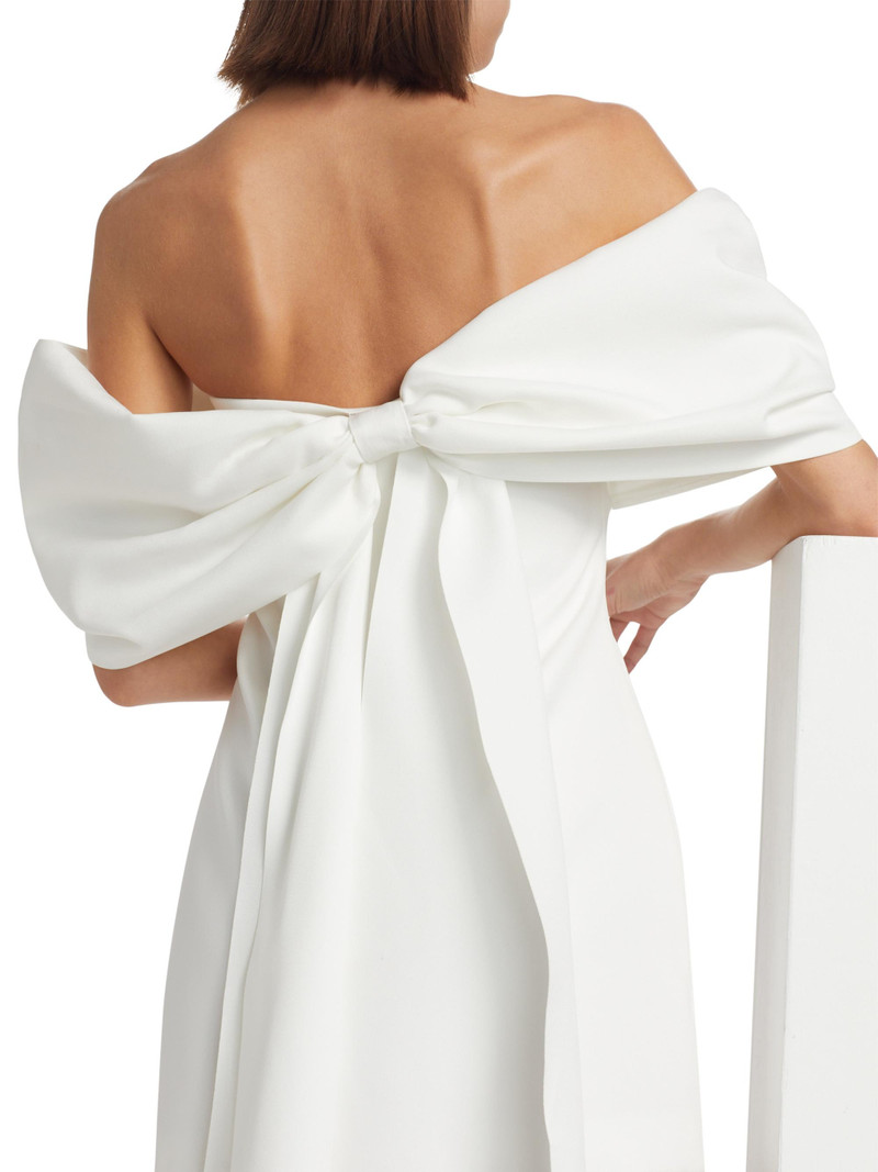 Women's Disco Hour Calypso Bow Minidress - Ivory 6