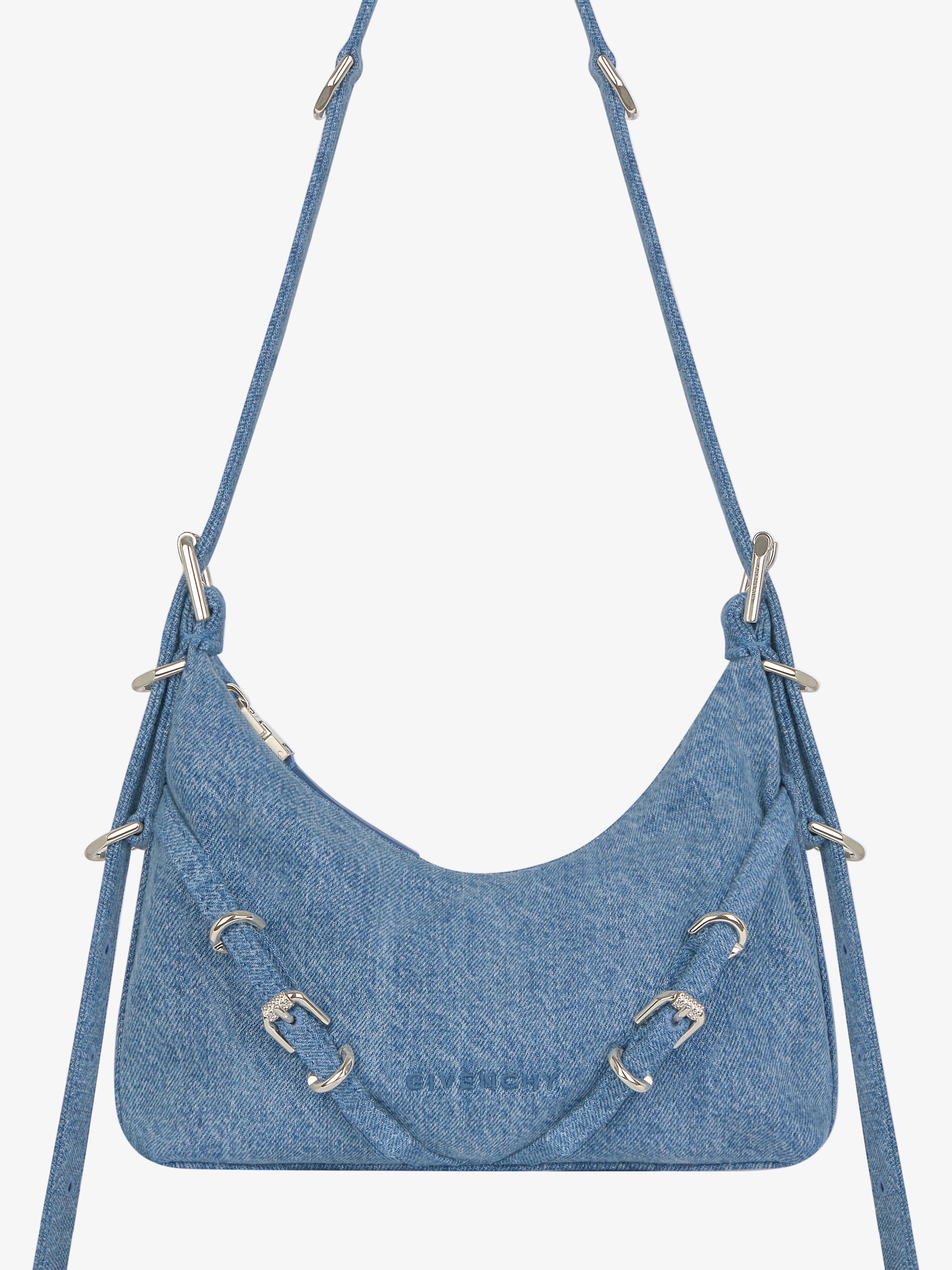 MINI VOYOU BAG IN DENIM - 6