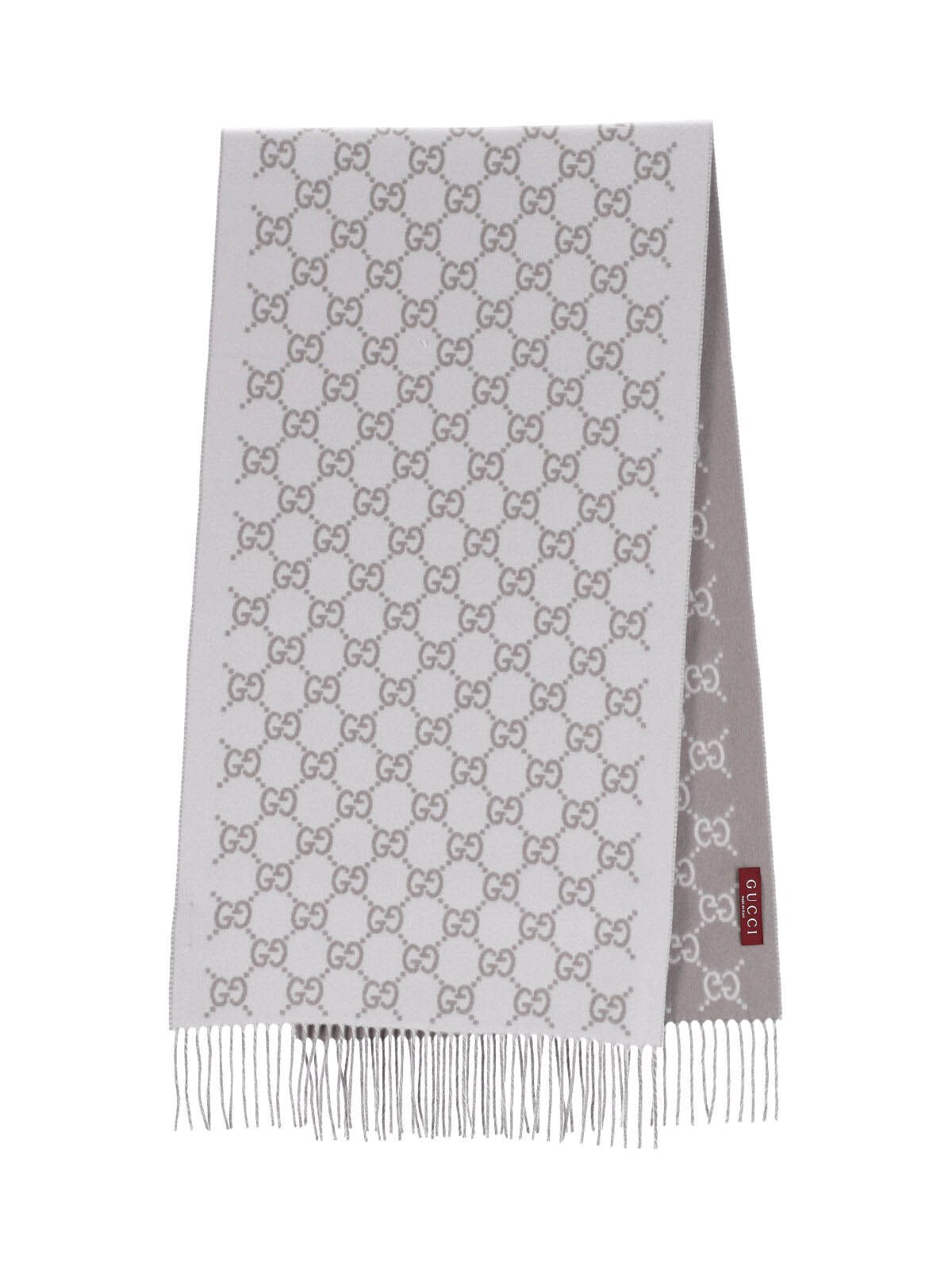 'GG' CASHMERE SCARF - 1