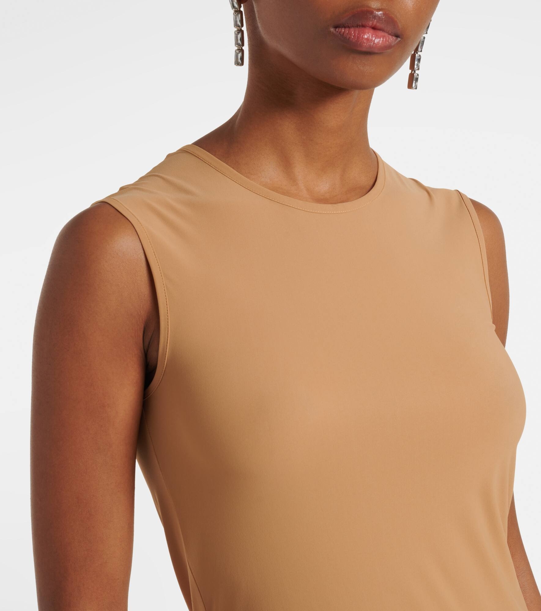Jersey midi dress - 4