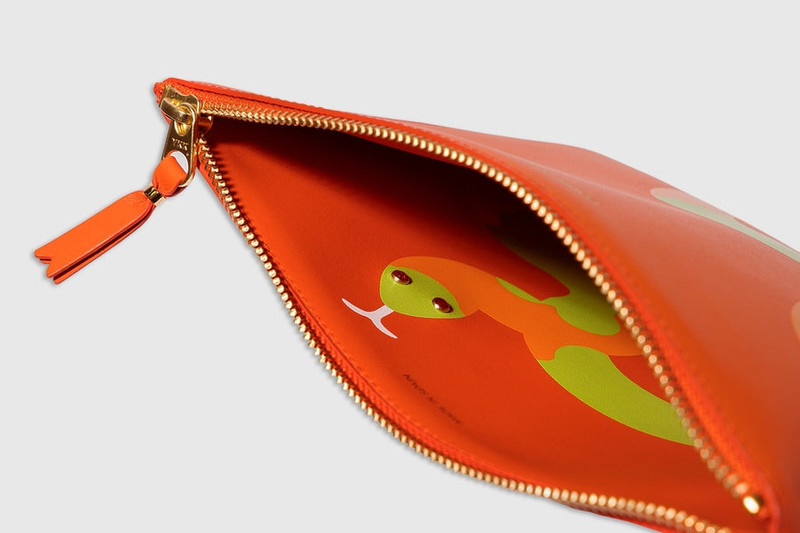 Comme Des Garçons RUBY EYE LARGE ZIP WALLET outlook