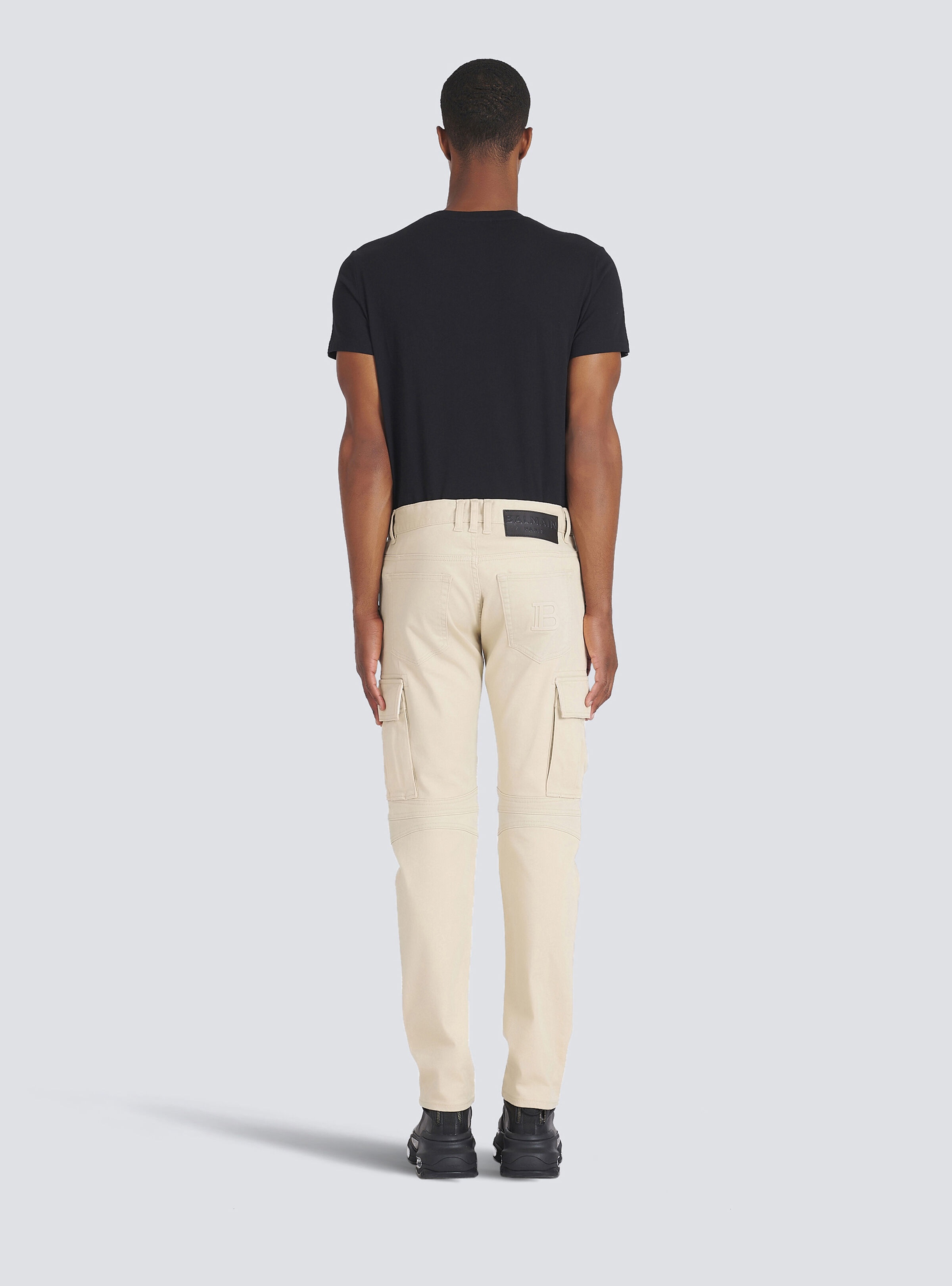 Cotton cargo trousers - 4