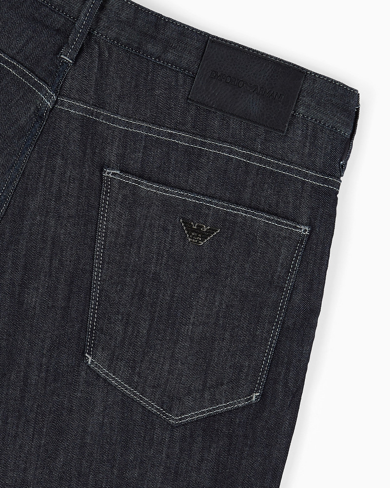 J06 WORN-EFFECT WASH, SLIM-FIT, 8 OZ DENIM JEANS 6