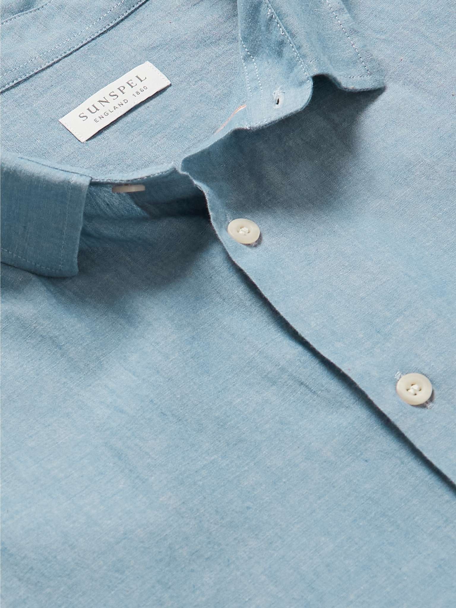 Selvedge Cotton-Chambray Shirt - 5