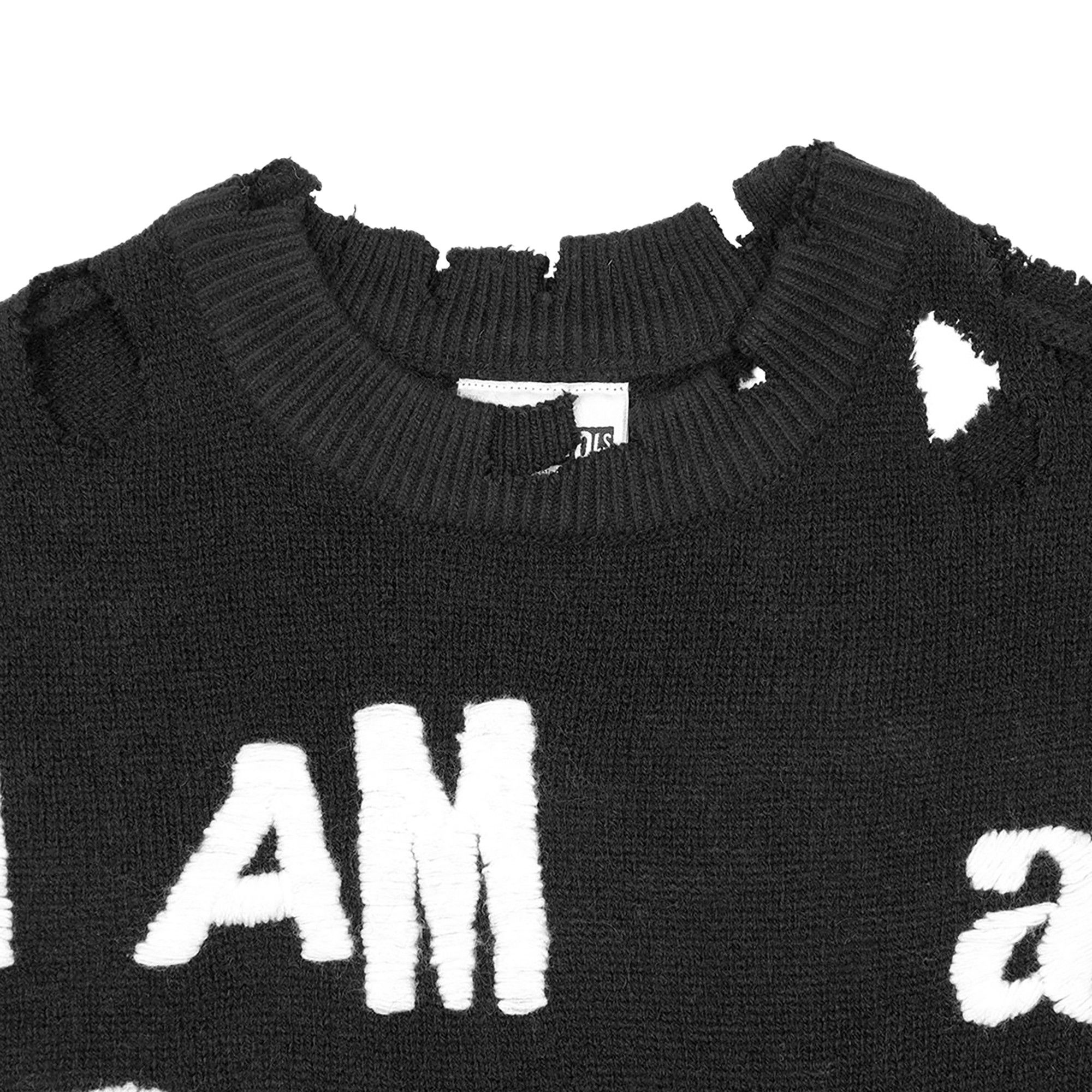 SAINT Mxxxxxx I Am A Crew Knit 'Black' - 3
