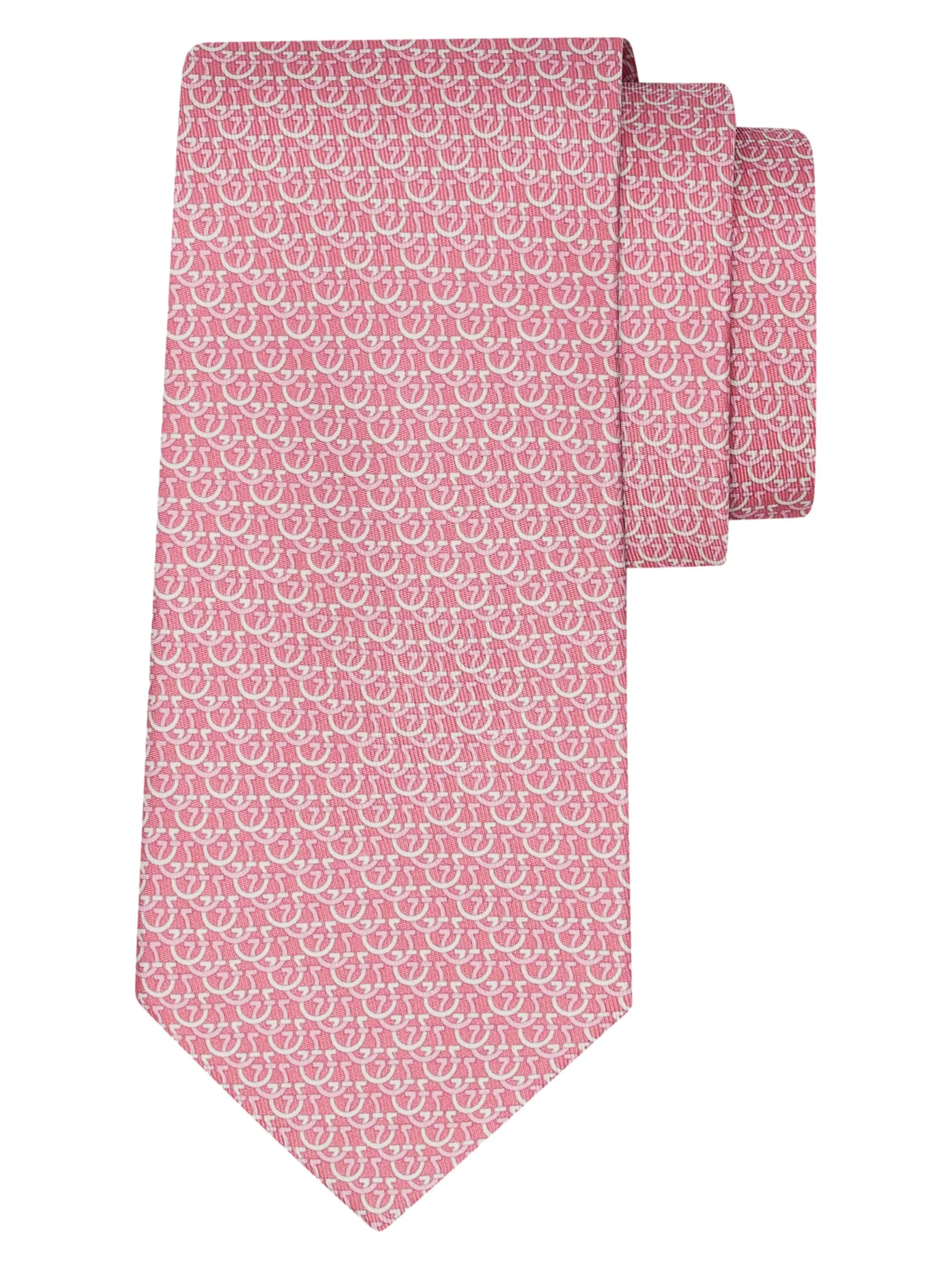 Men's Cerchio Silk Tie - Rosa - 1
