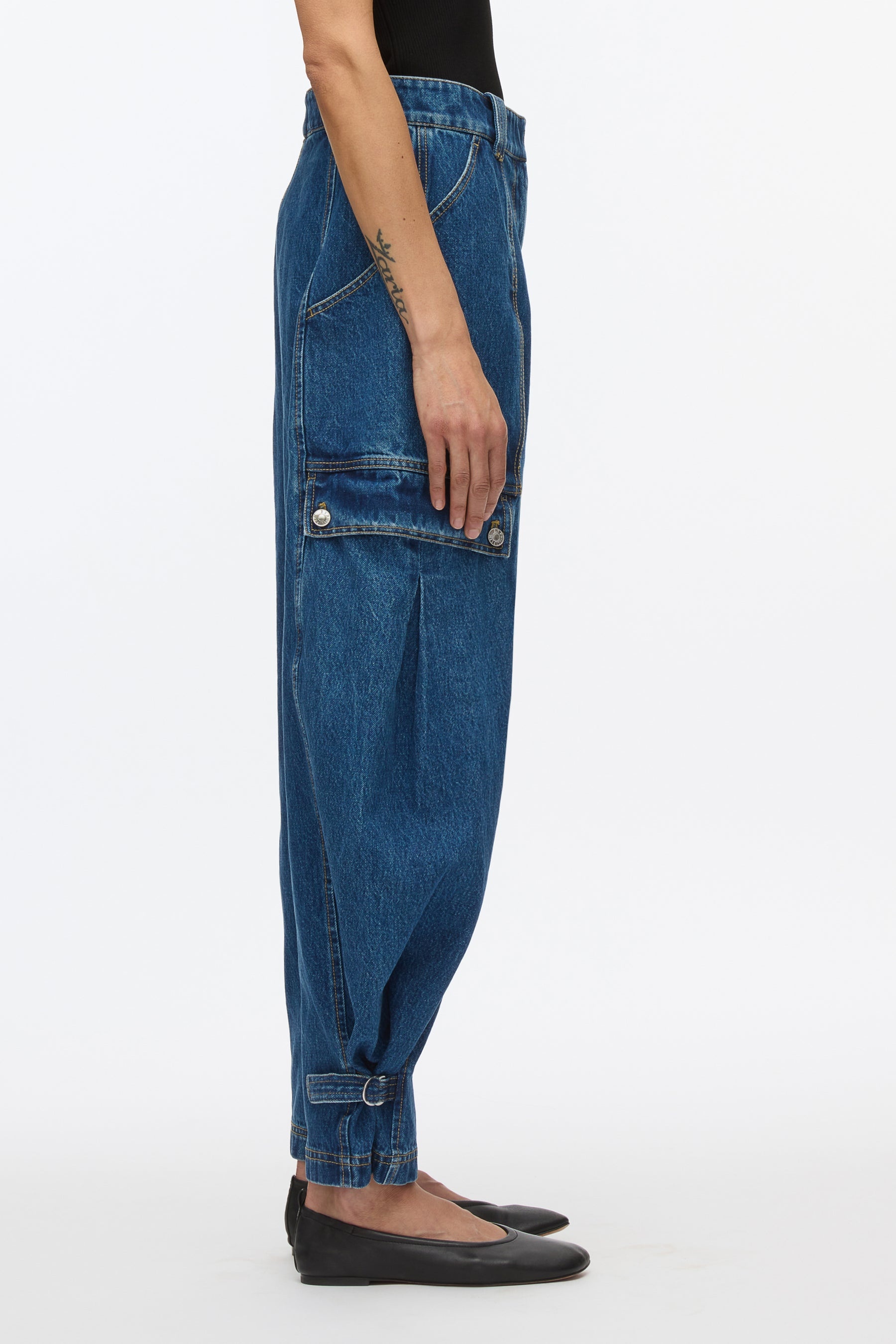 Denim Cargo Jean - 3