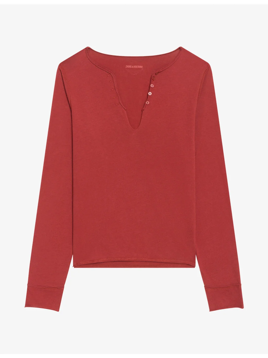 Tuni Long-Sleeved Cotton-Jersey T-Shirt - 1