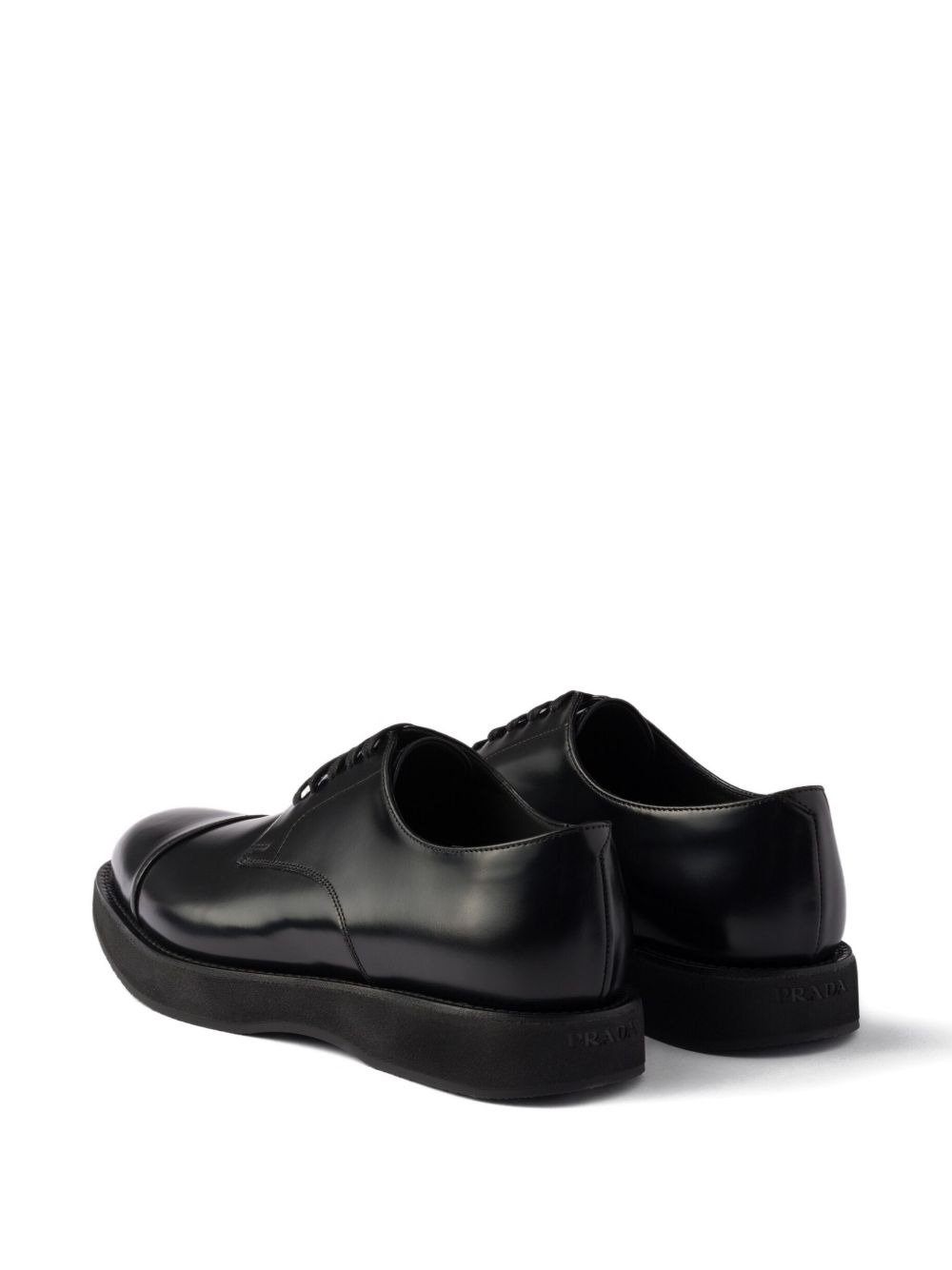leather lace-up shoes - 3