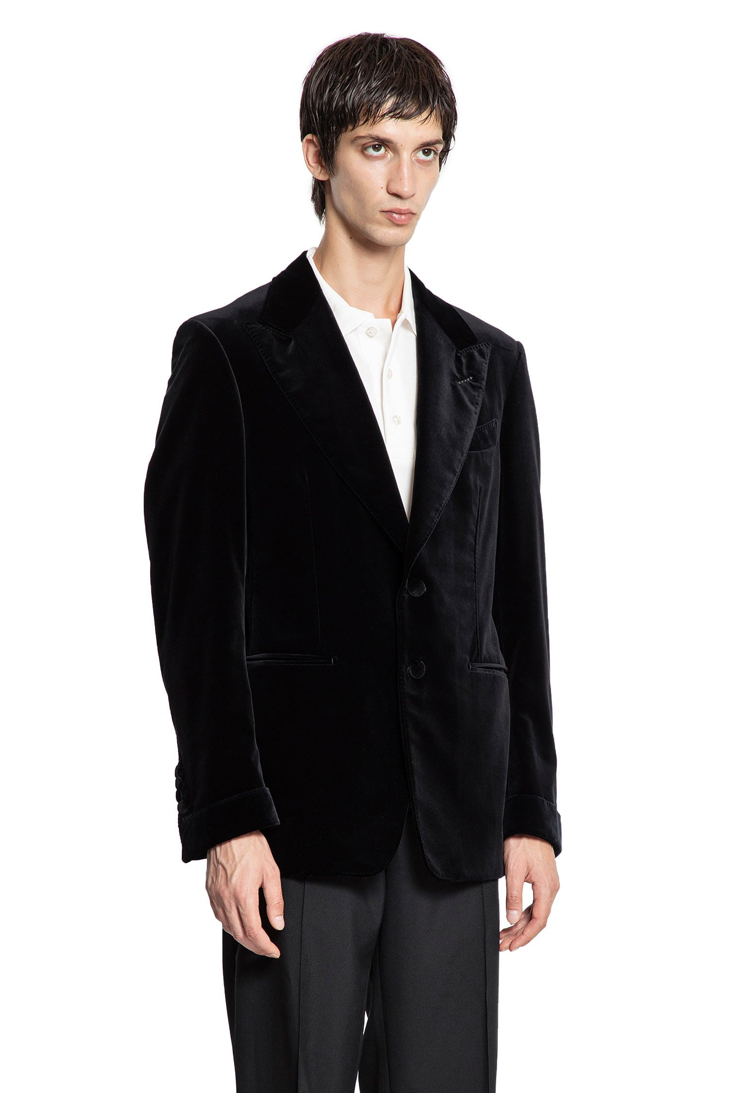 Compact-Light-Velvet-Blazer - 2