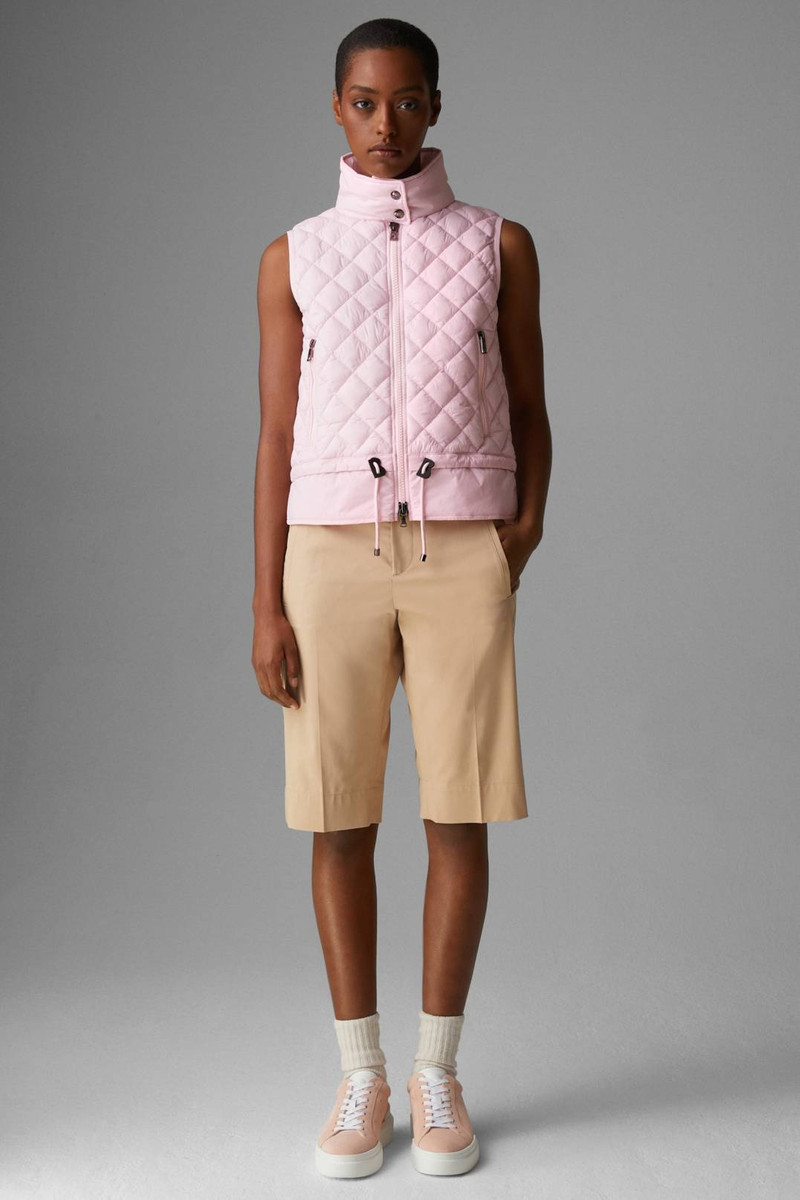 BOGNER ELINA QUILTED VEST IN PINK outlook