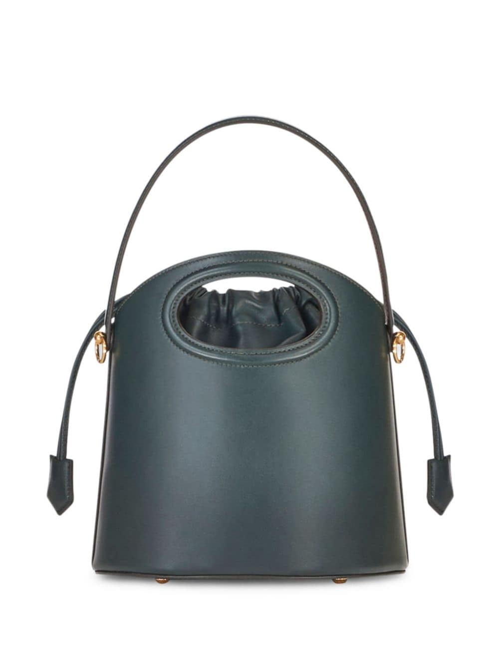 Saturno leather bucket bag - 3