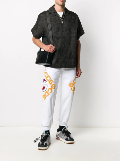 GCDS logo-print track pants outlook