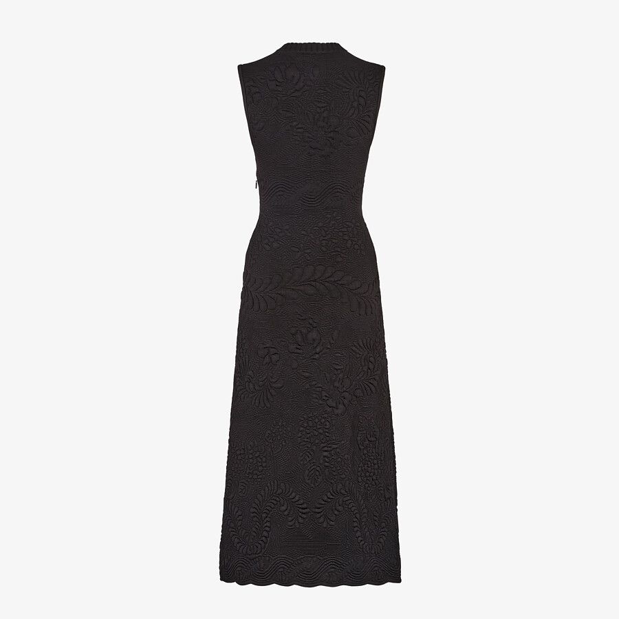 Black viscose dress - 2
