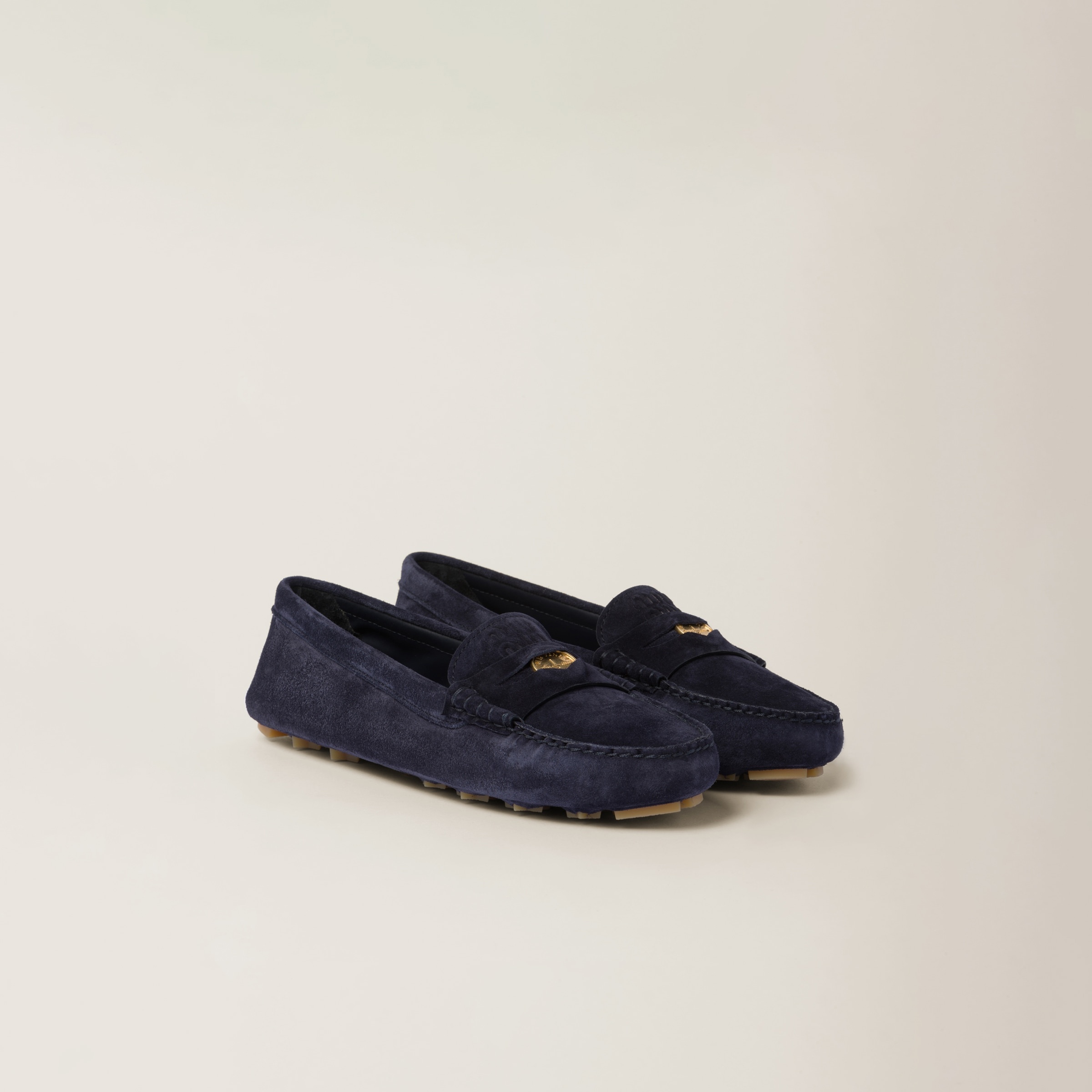 Suede driving shoes - 1