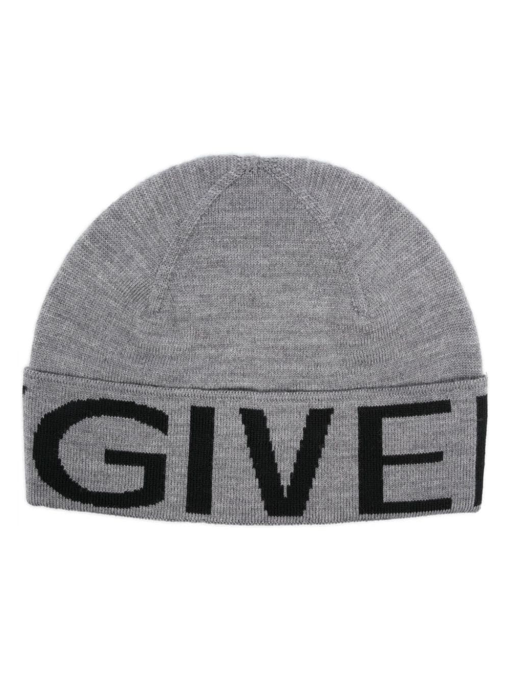 jacquard-logo wool beanie 1