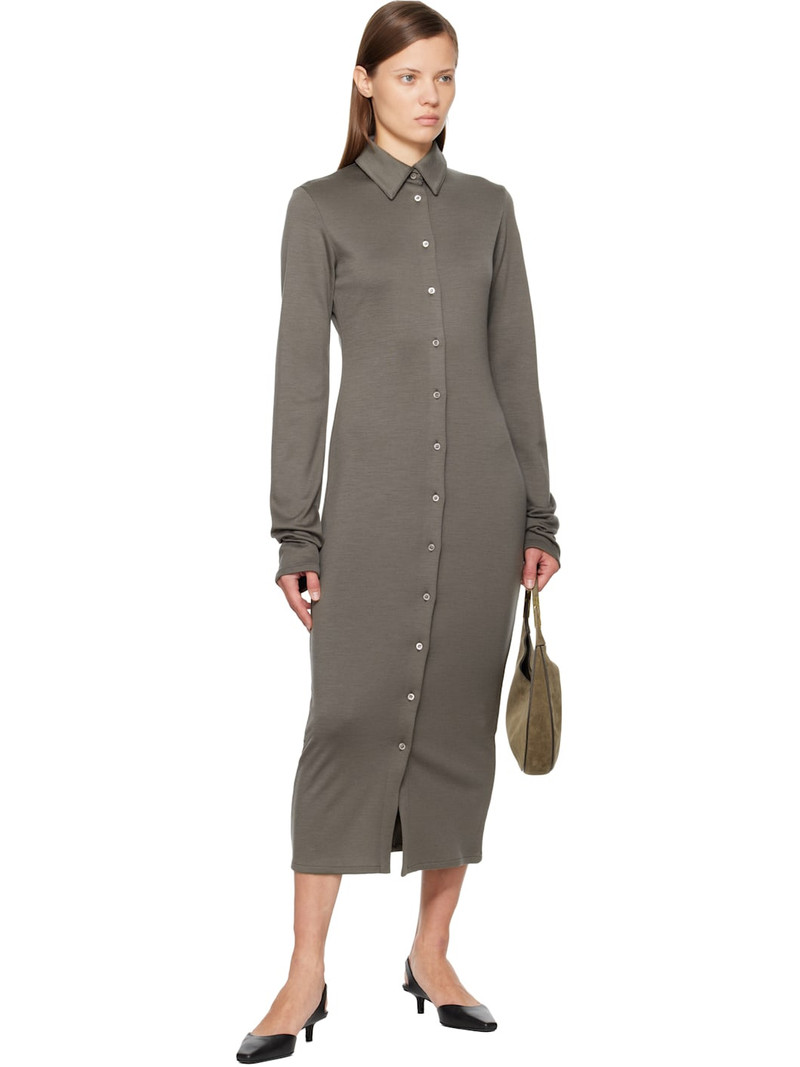 RIER Gray Polar Midi Dress outlook