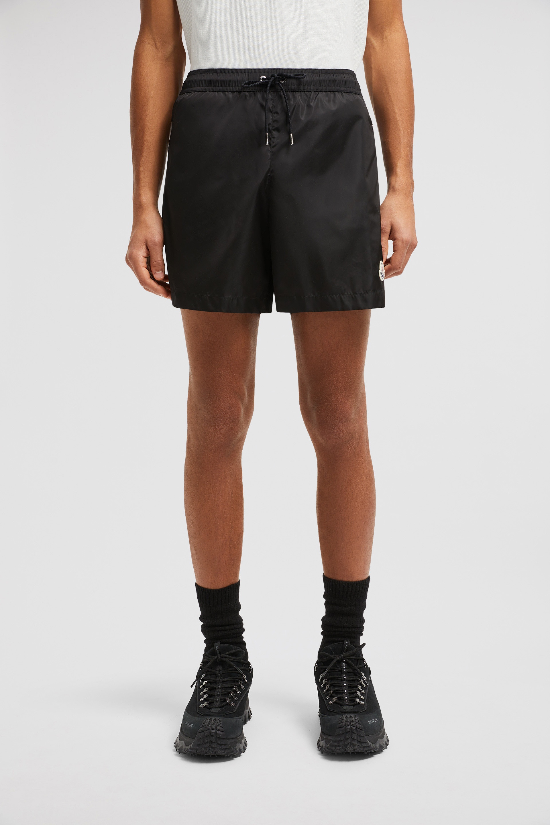 Logo Patch Swim Shorts - 3