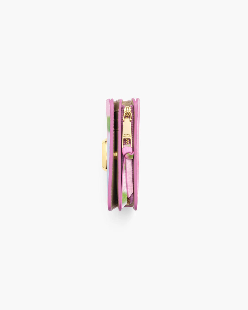 Marc Jacobs THE BLURRED FLORAL SNAPSHOT MINI COMPACT WALLET outlook