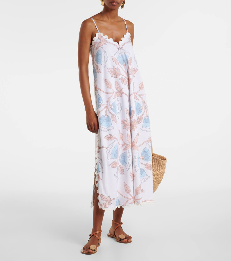 juliet dunn Printed cotton slip dress outlook