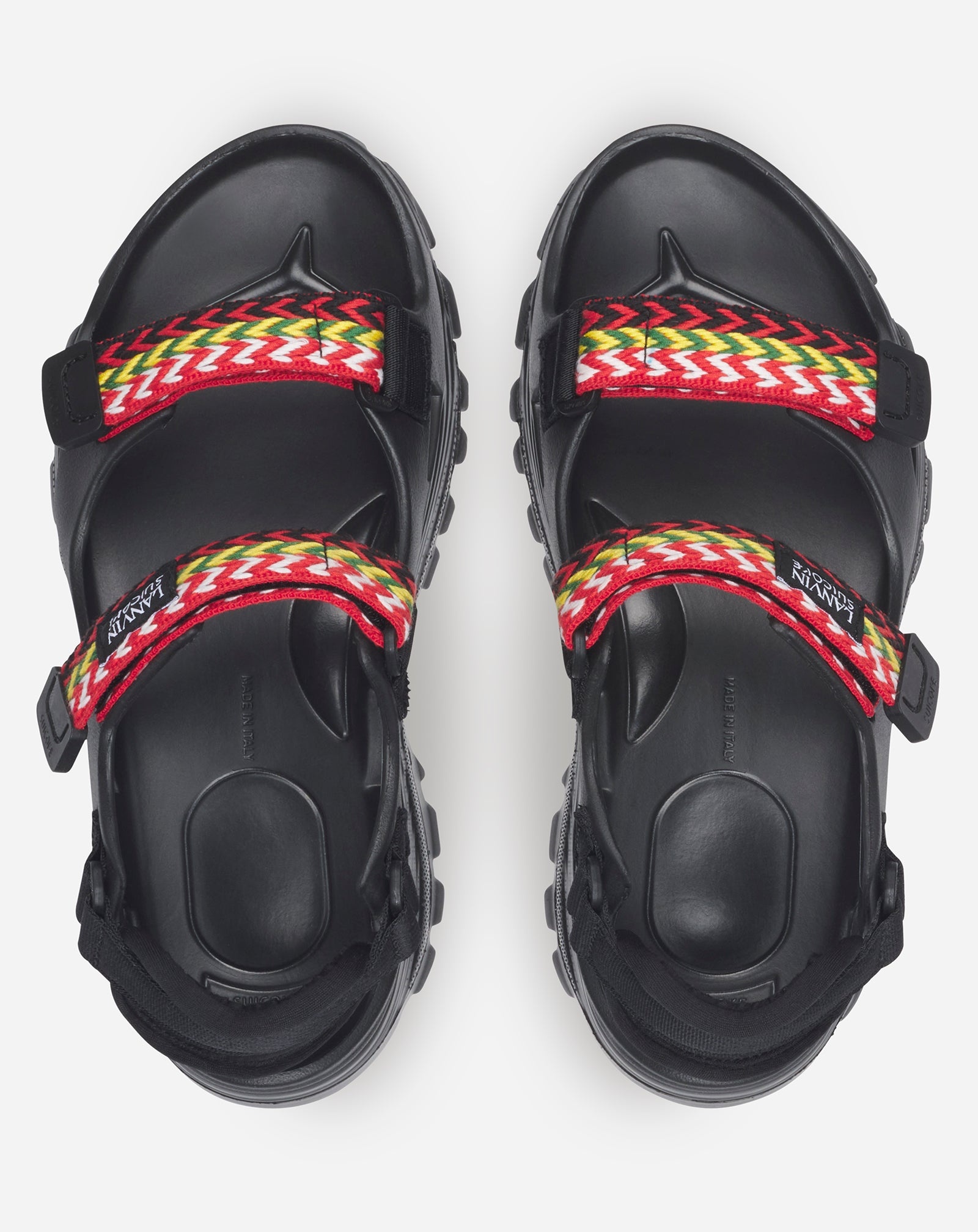 Lanvin RUBBER LANVIN X SUICOKE WAKE SANDALS WOMEN | REVERSIBLE