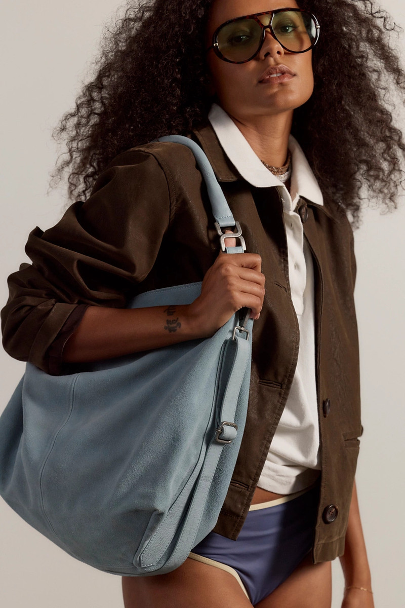 Suzie Suede Slouch Tote 1