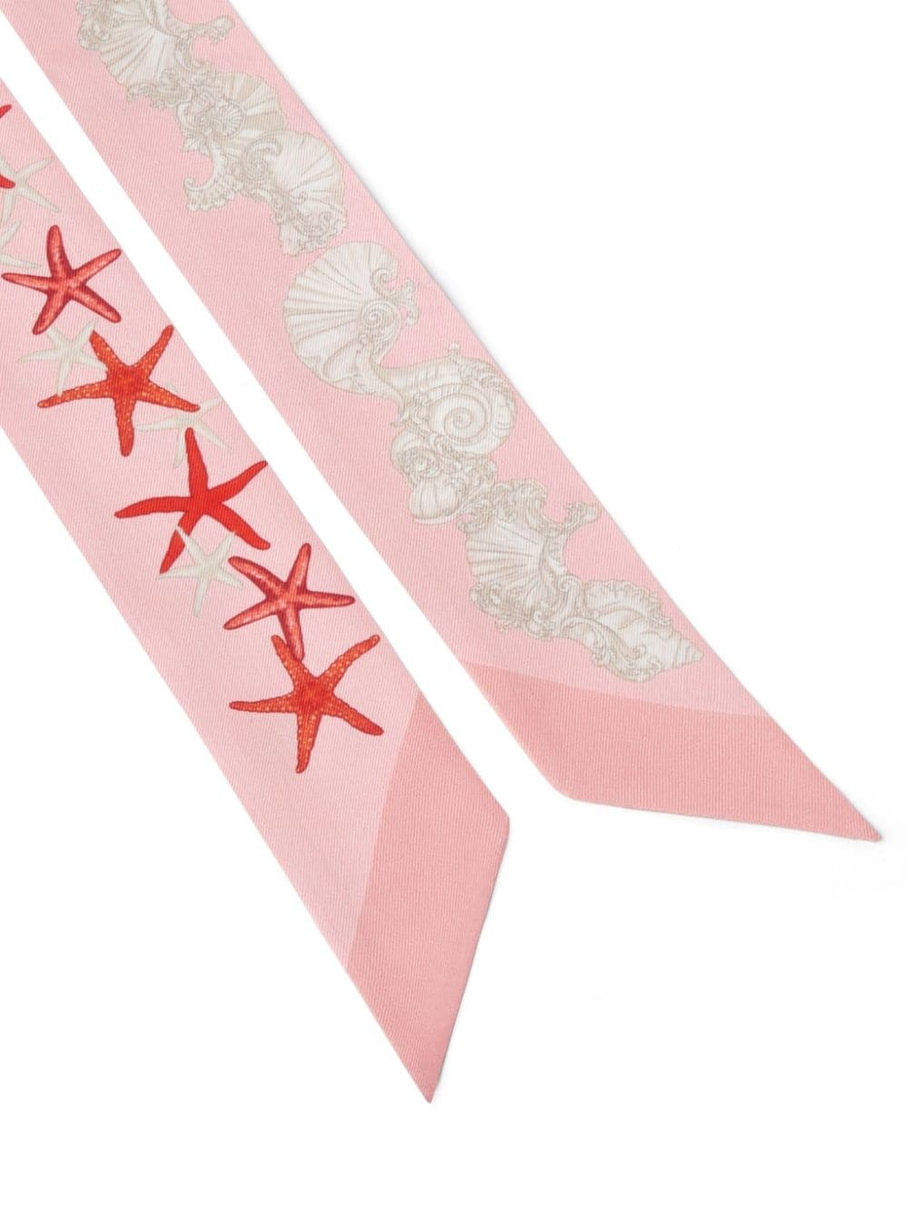 Barocco Sea silk scarf tie - 2