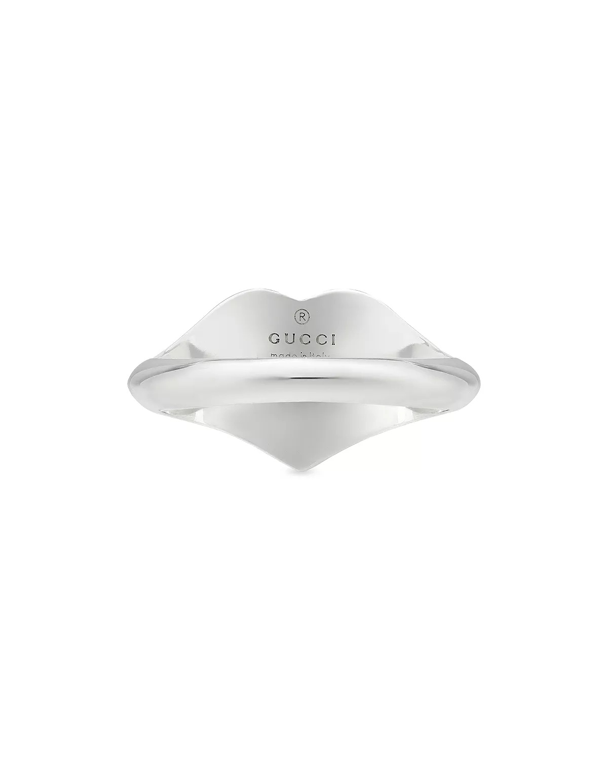 Sterling Silver Heart925 Interlocking G Ring Enamel Heart Ring - 4
