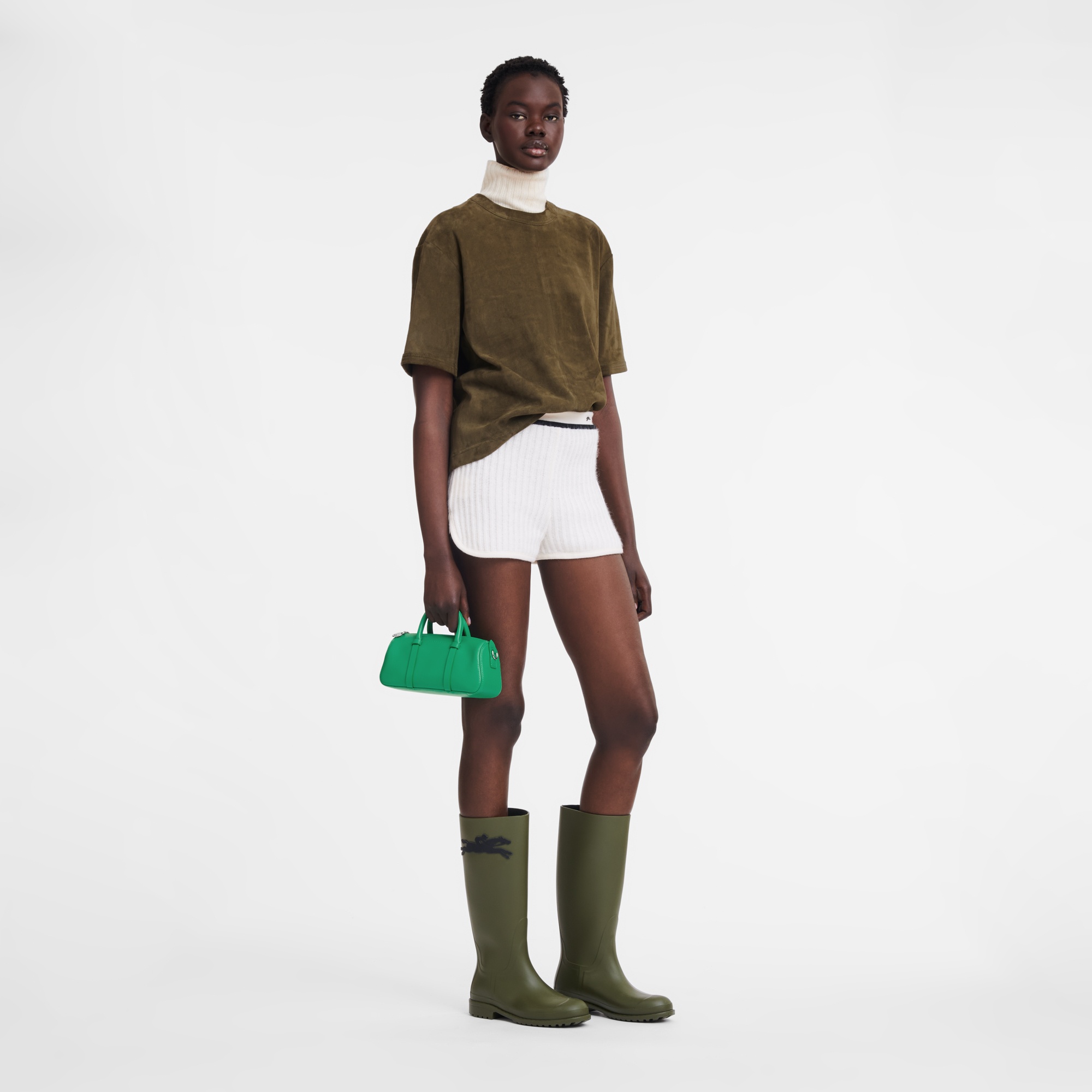 Daylong S Handbag Green - Leather - 2