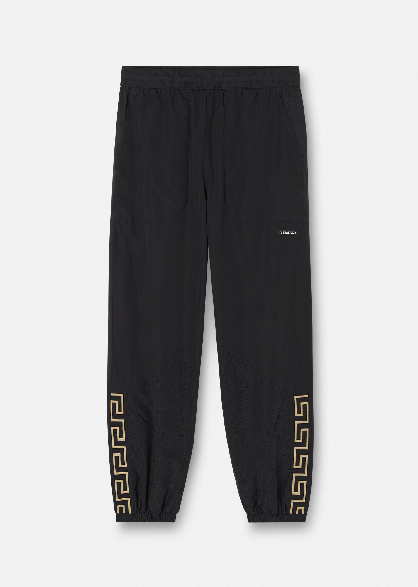 Greca Nylon Gym Track Pants - 1