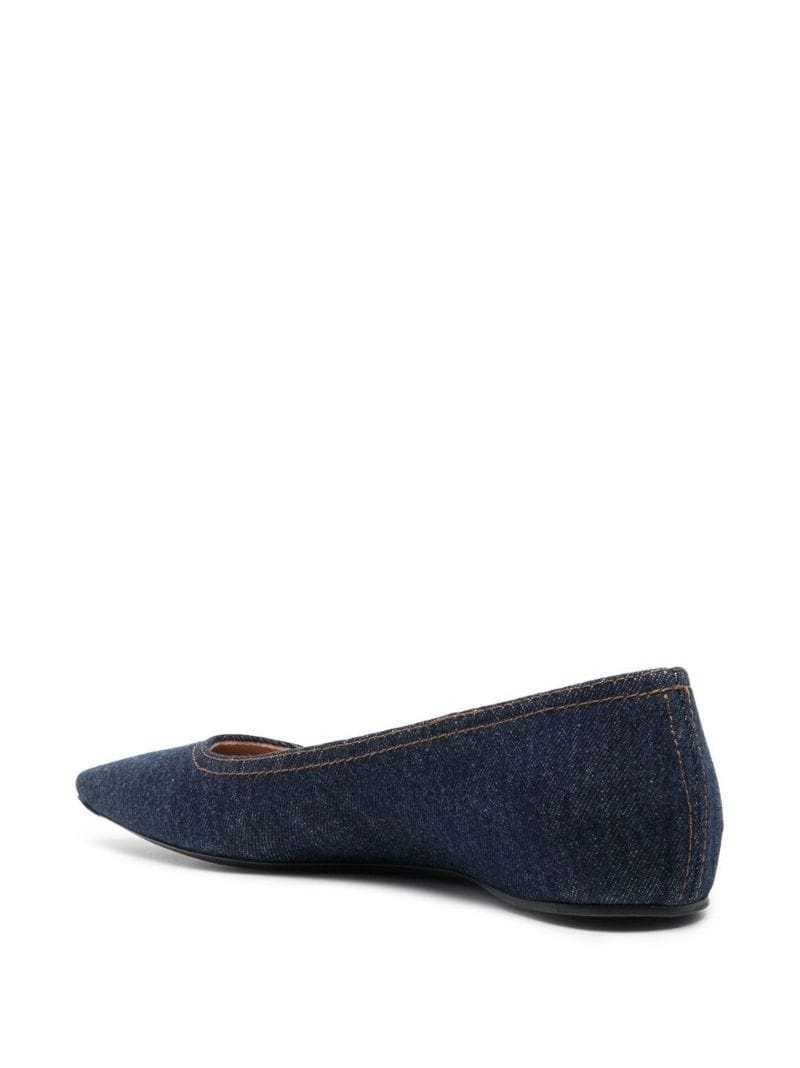 The Denim ballerina shoes - 3