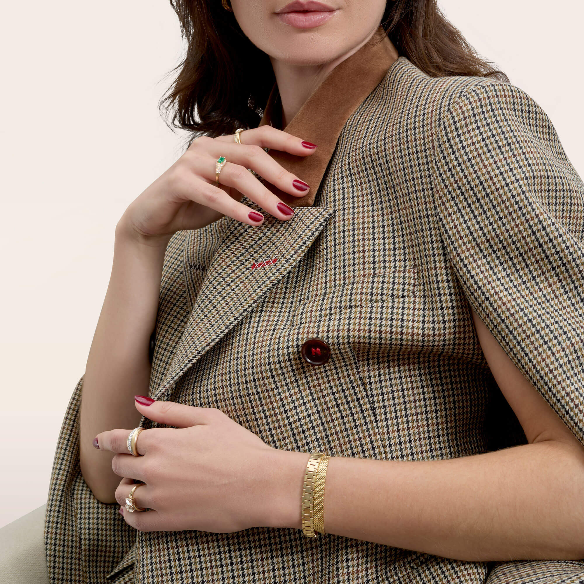Claudia Emerald Signet Ring - 6