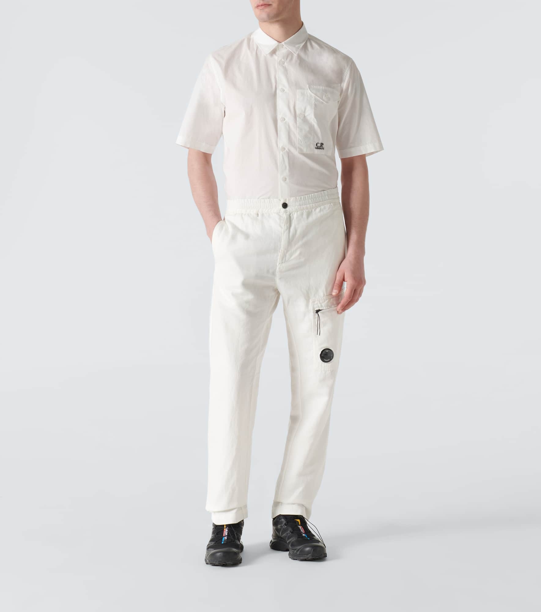 Cotton and linen straight pants - 2
