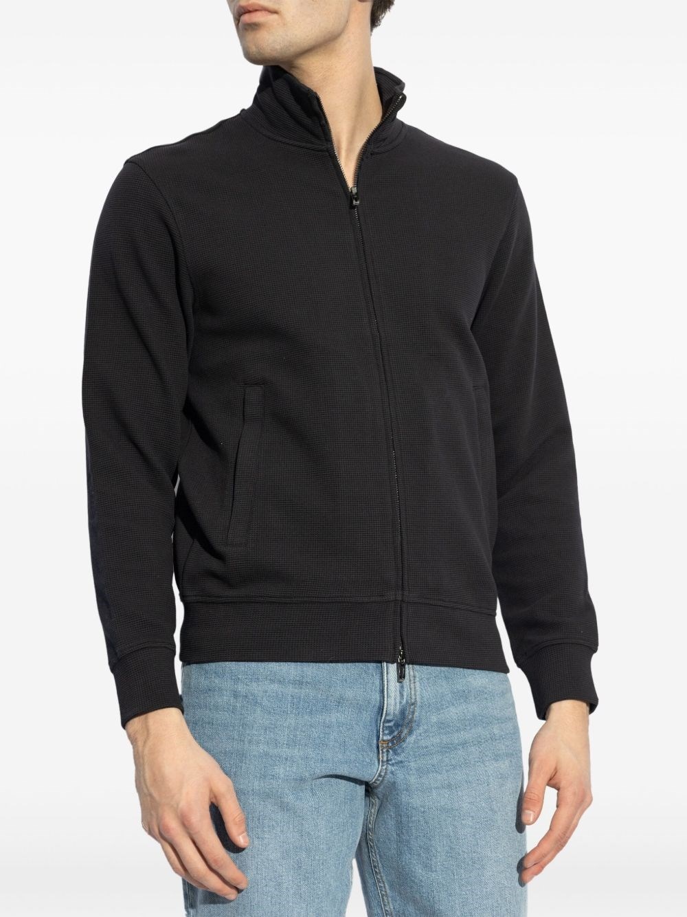 Cotton zipped sweatshirt - 5