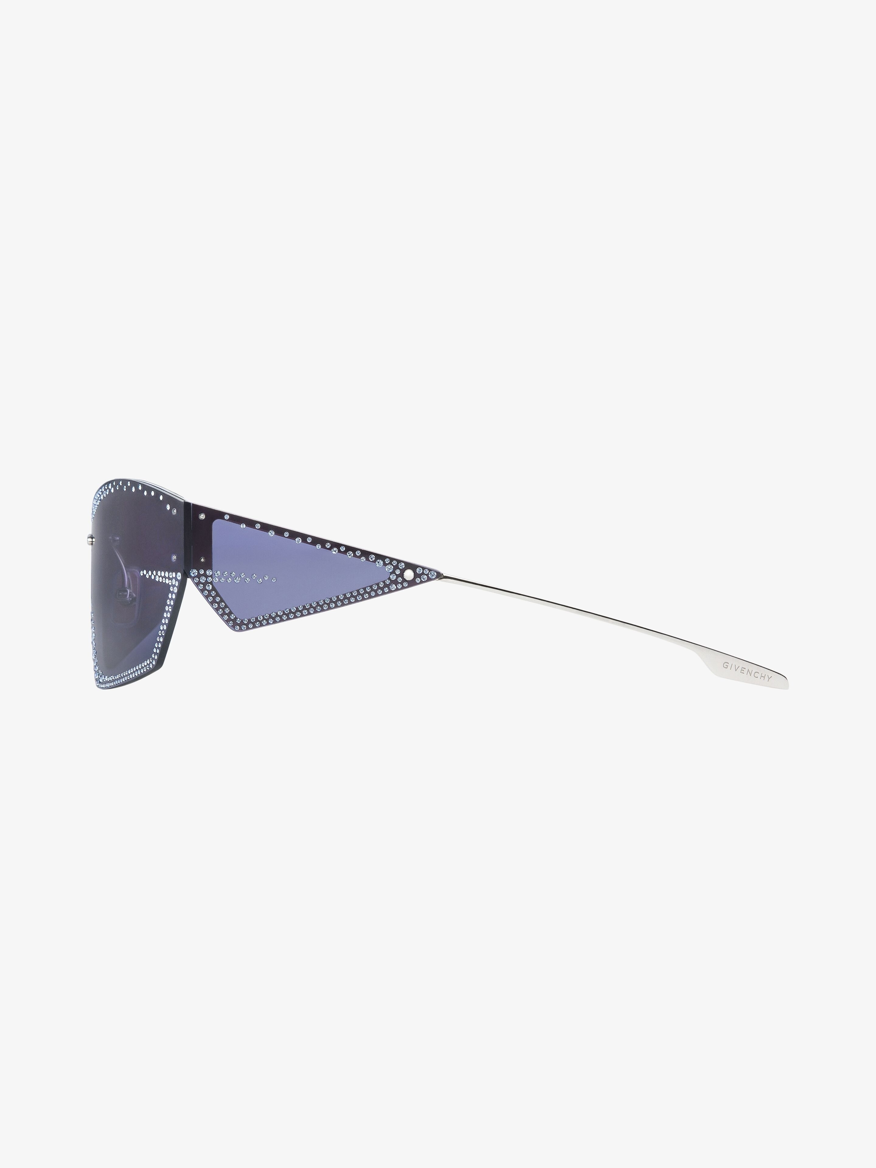 GIV CUT UNISEX SUNGLASSES IN METAL WITH CRYSTALS - 5