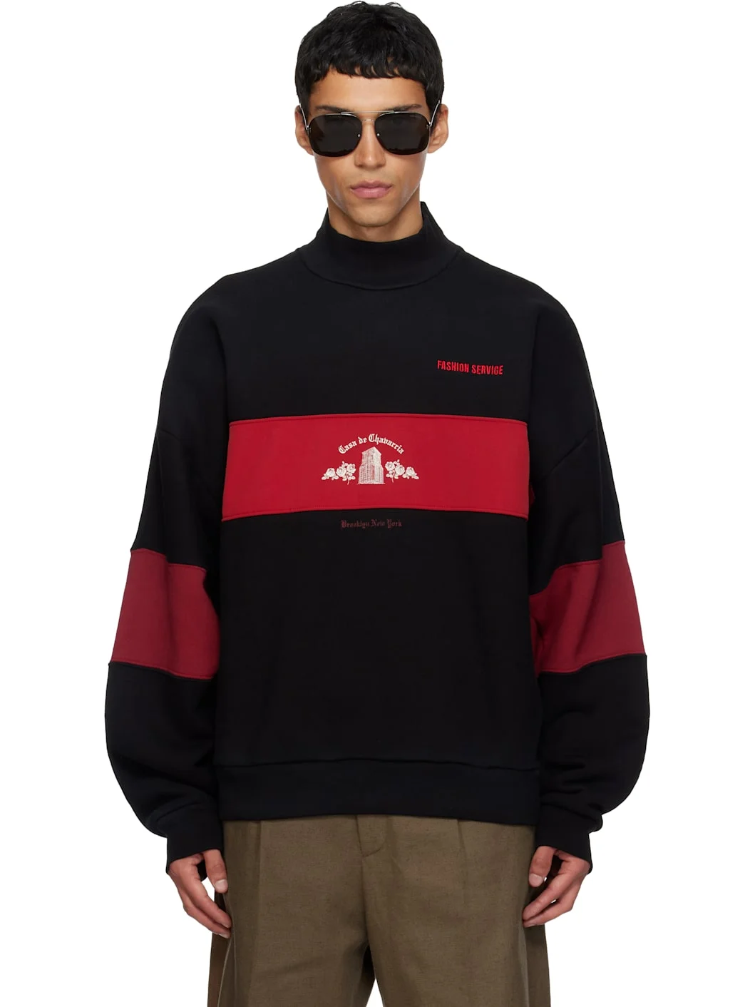 Black 'Casa De Chavarria' Sweatshirt - 1